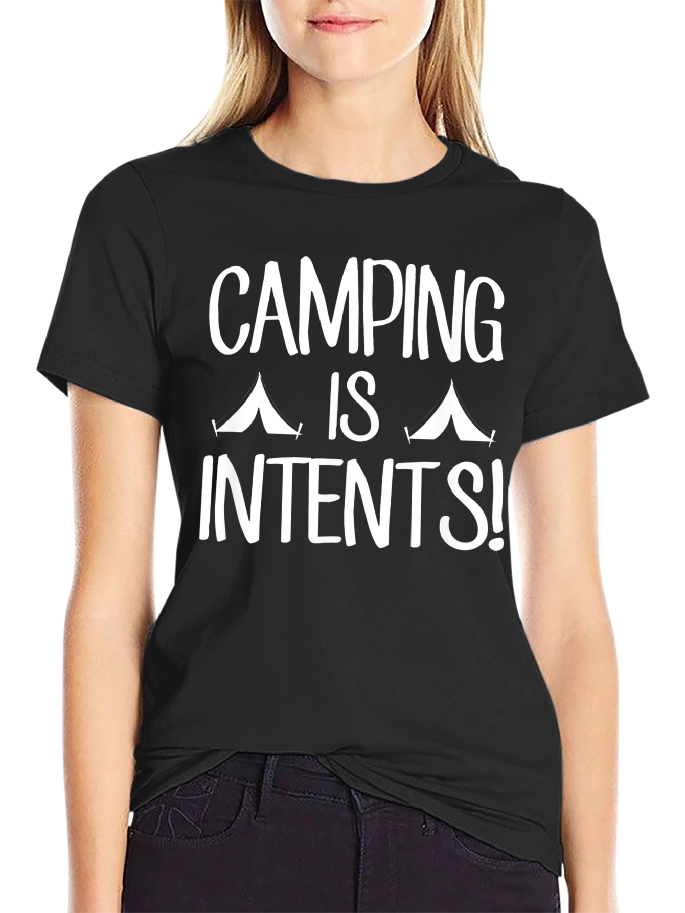 Camping Is Intents! Funny Camping T-Shirt