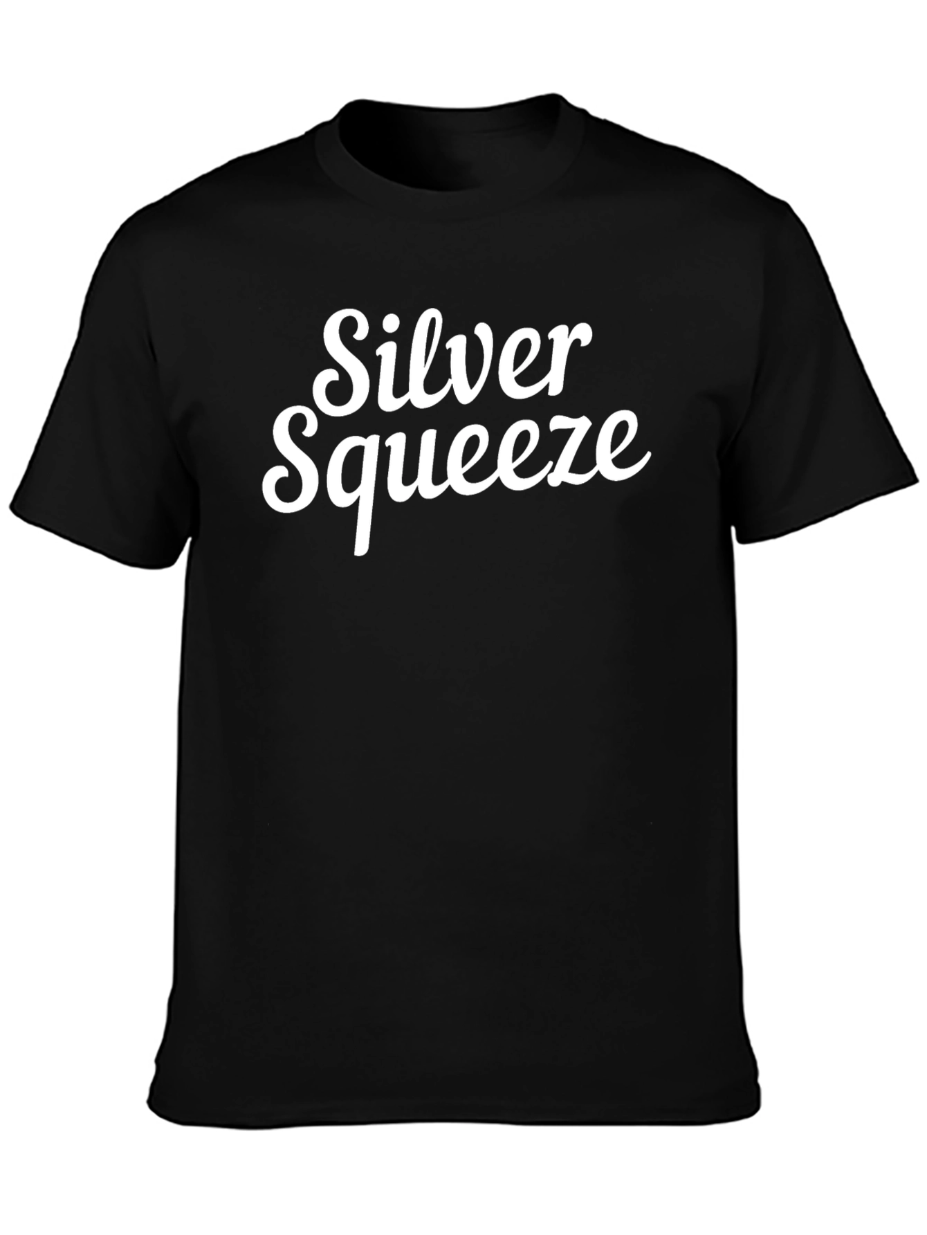 Silver Squeeze Black T-Shirt