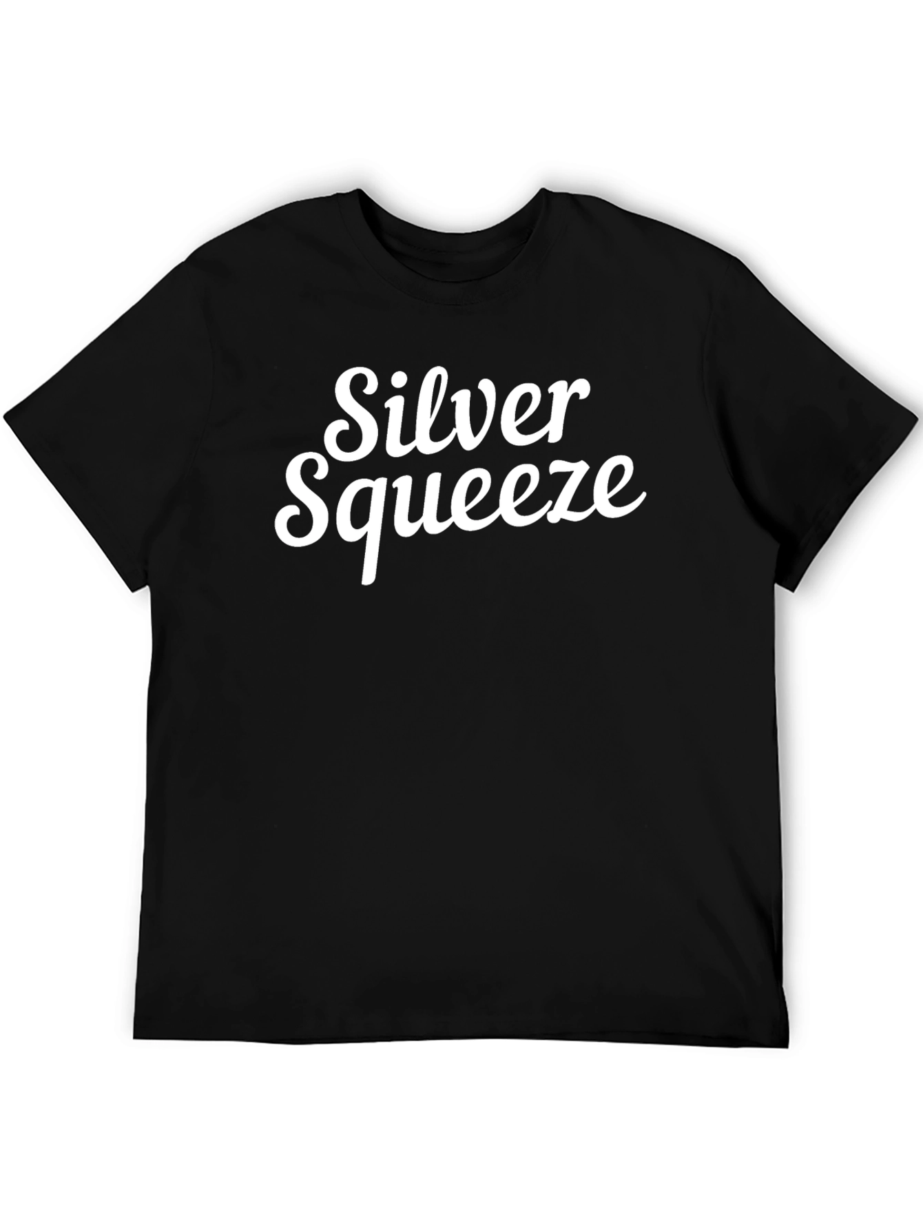 Silver Squeeze Black T-Shirt