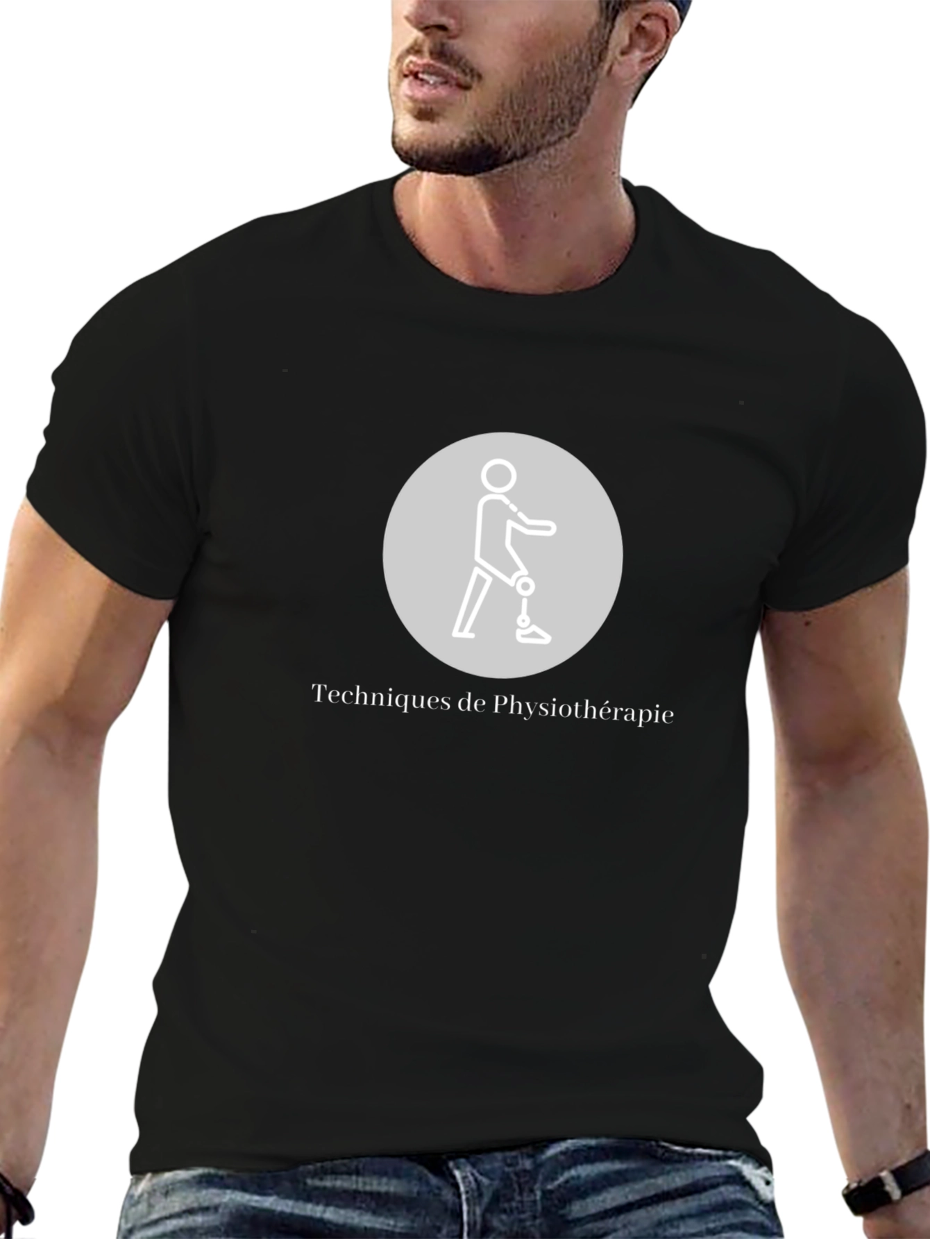Physiotherapy Techniques Black T-Shirt