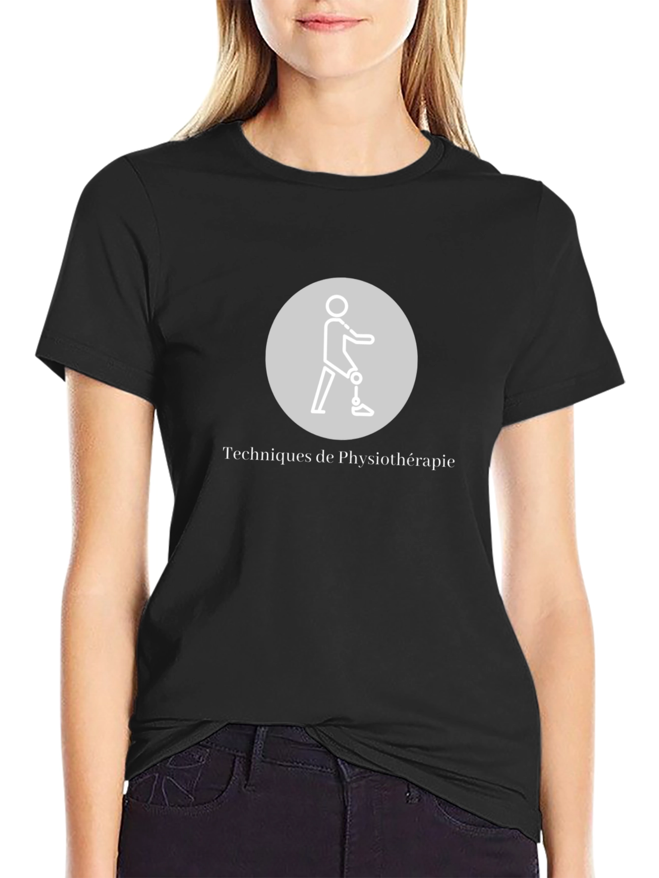 Physiotherapy Techniques Black T-Shirt