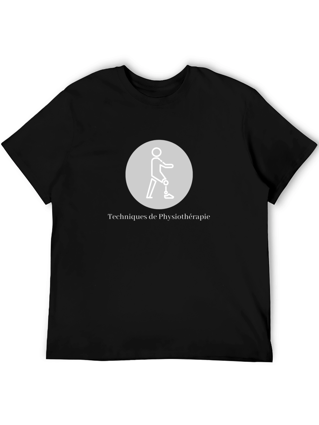 Physiotherapy Techniques Black T-Shirt