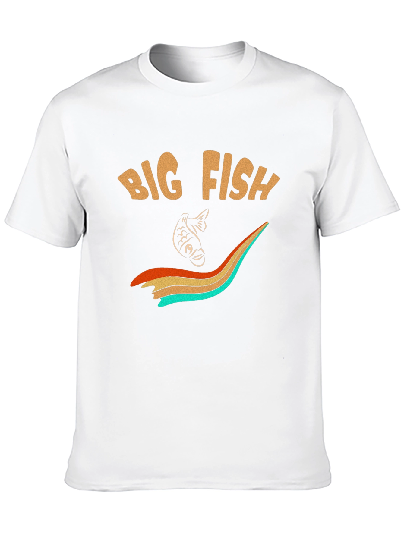 Big Fish Graphic T-Shirt - Retro Style
