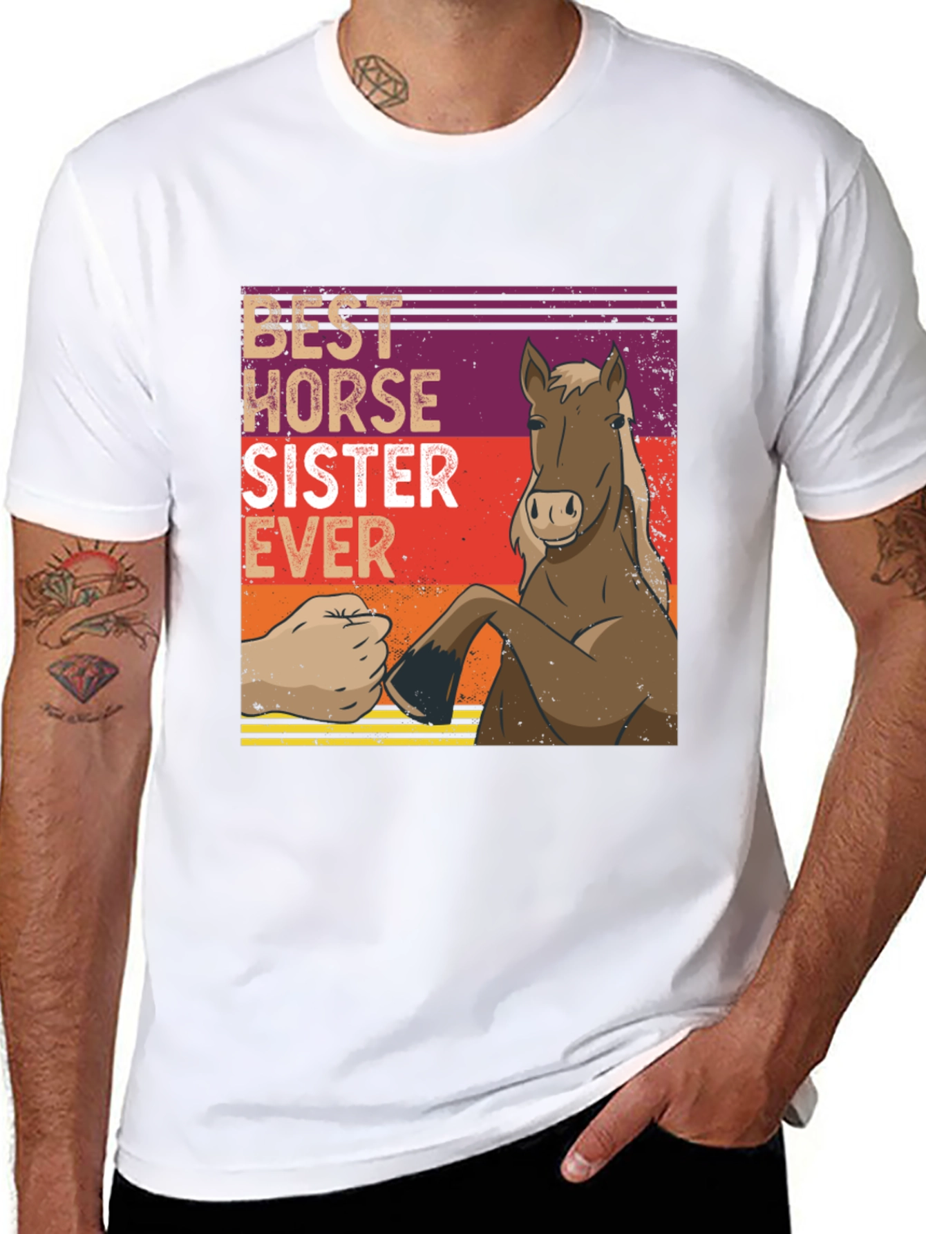 Best Horse Sister Ever Graphic T-Shirt