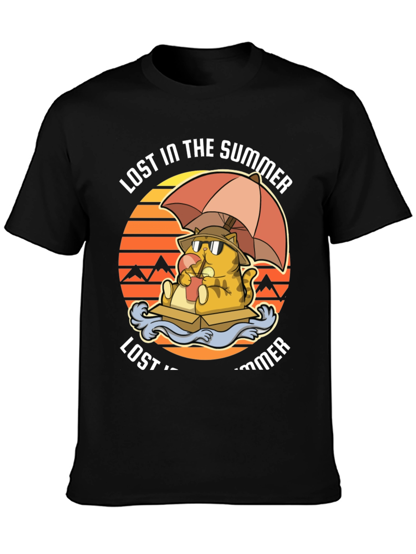 Lost in the Summer Cat T-Shirt