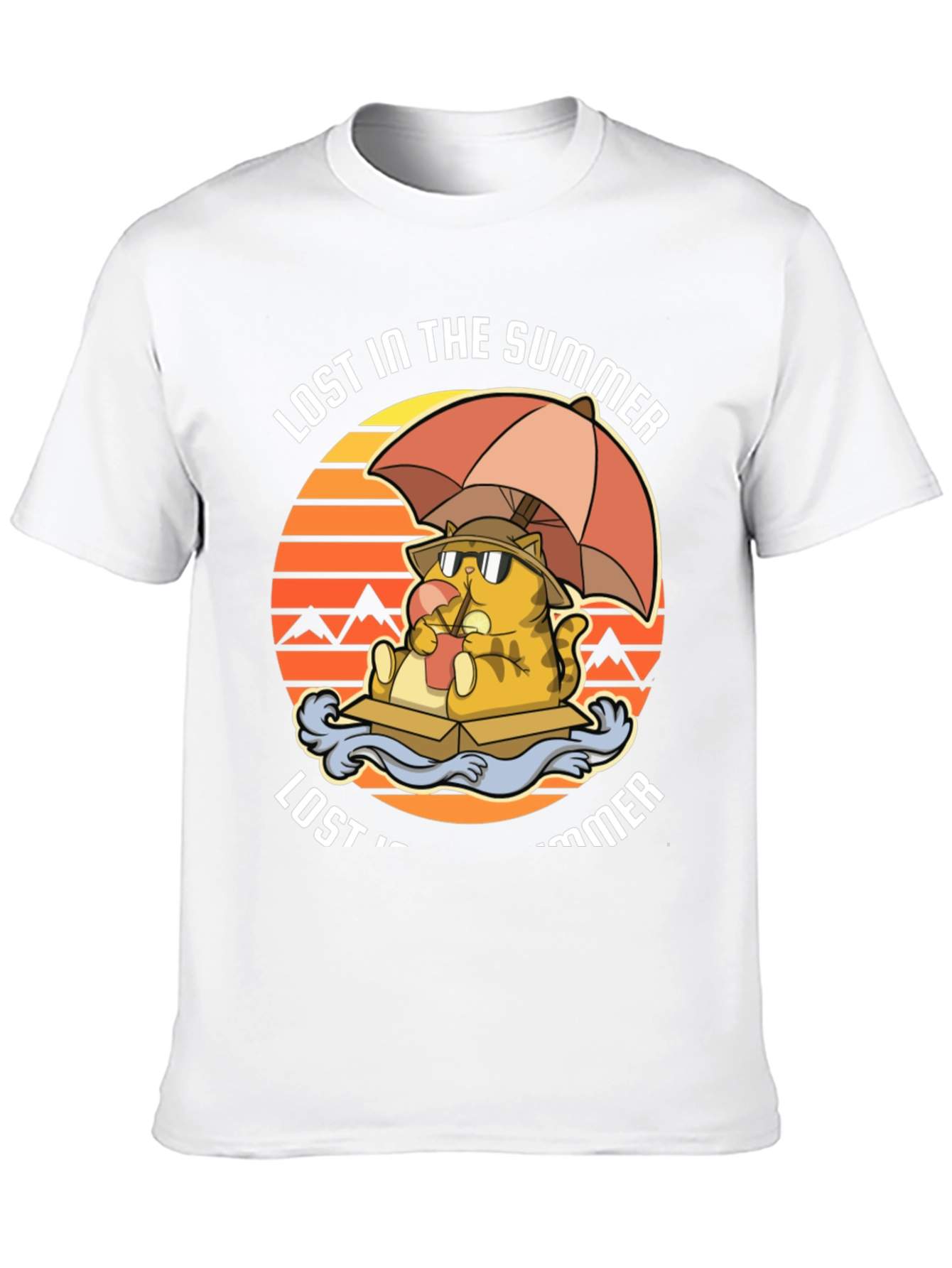 Lost in the Summer Cat T-Shirt