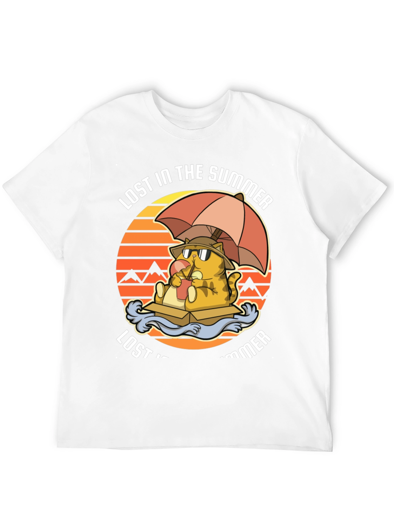 Lost in the Summer Cat T-Shirt