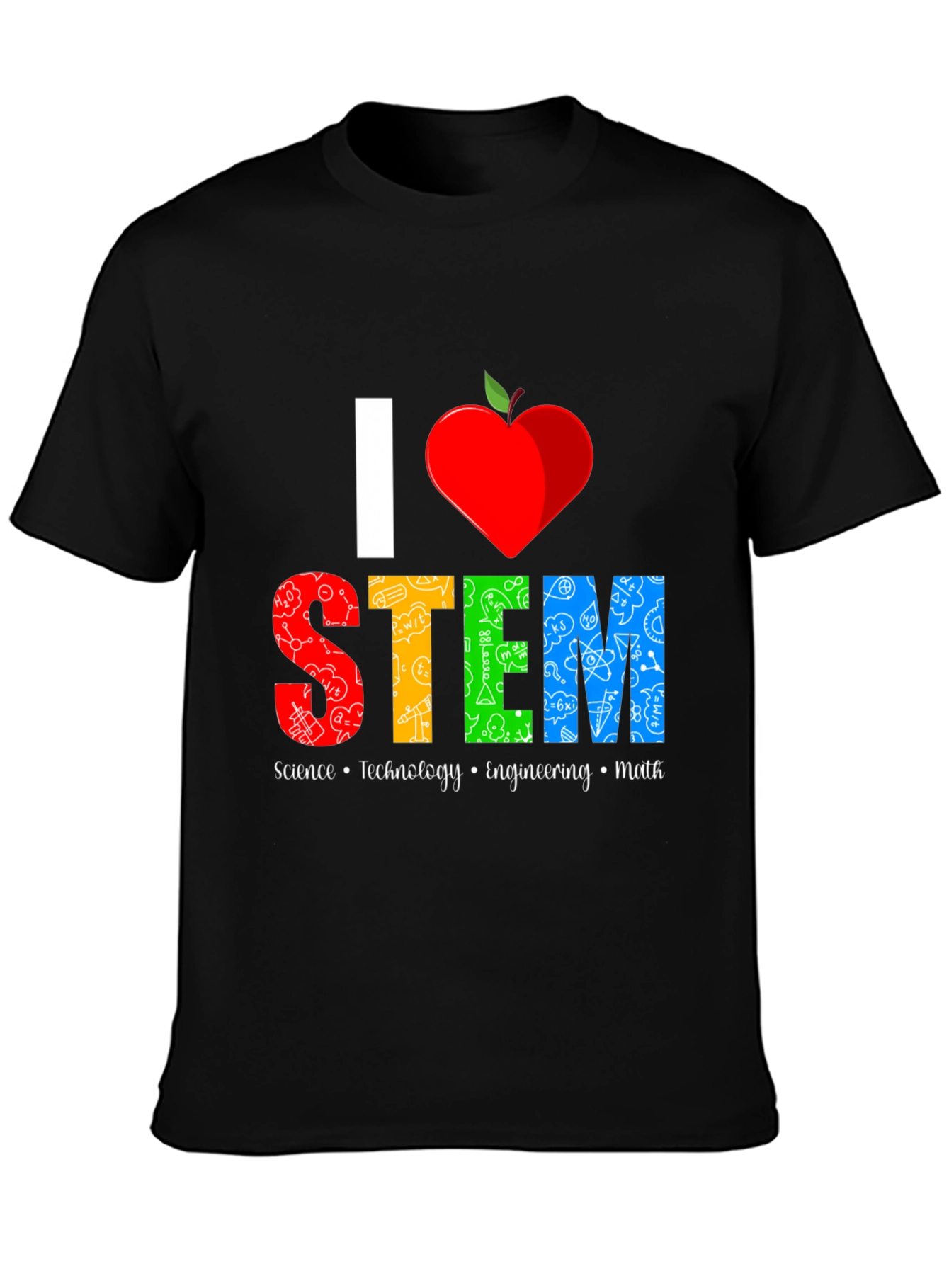 I Heart STEM T-Shirt Science Technology Engineering Math Tee