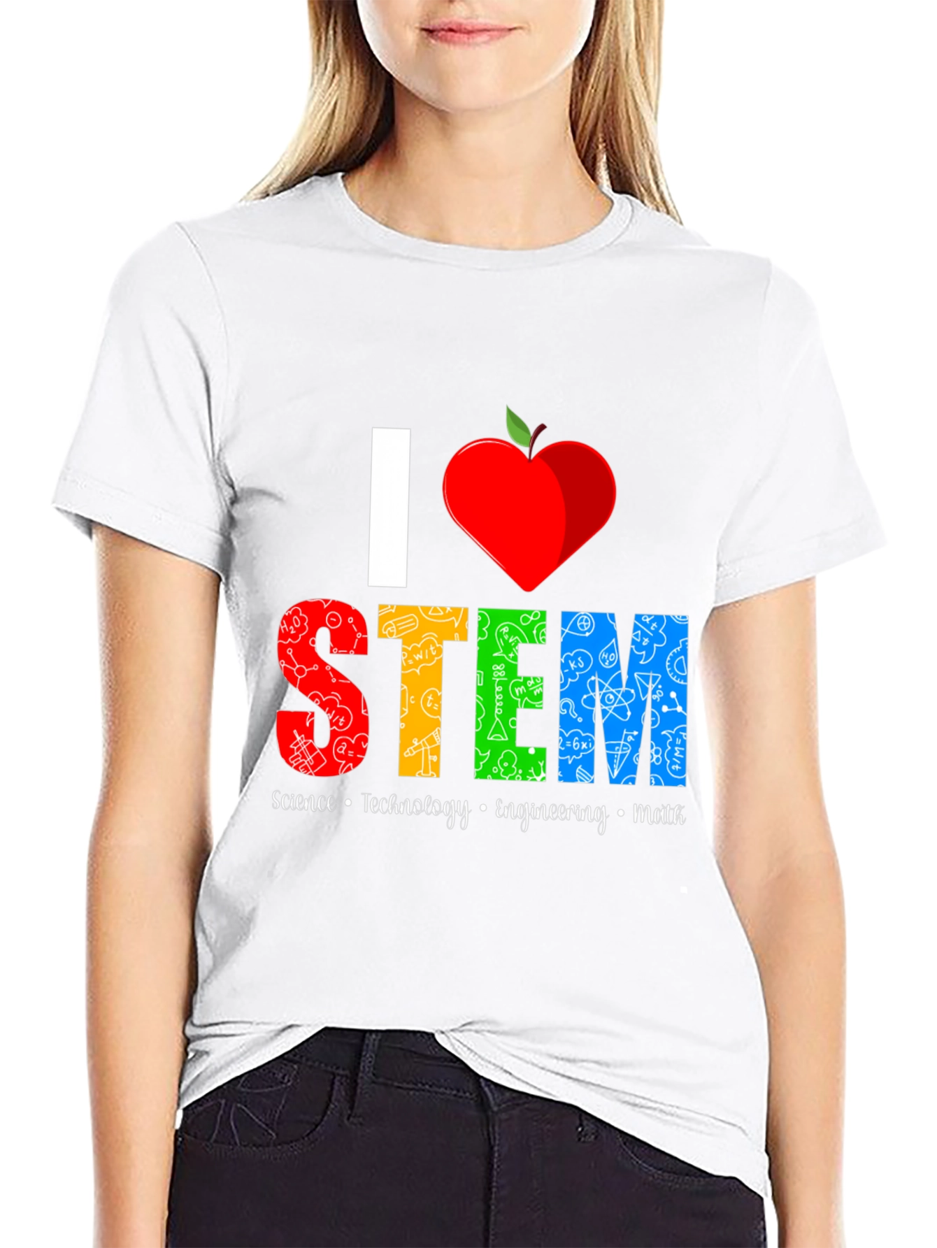 I Heart STEM T-Shirt Science Technology Engineering Math Tee