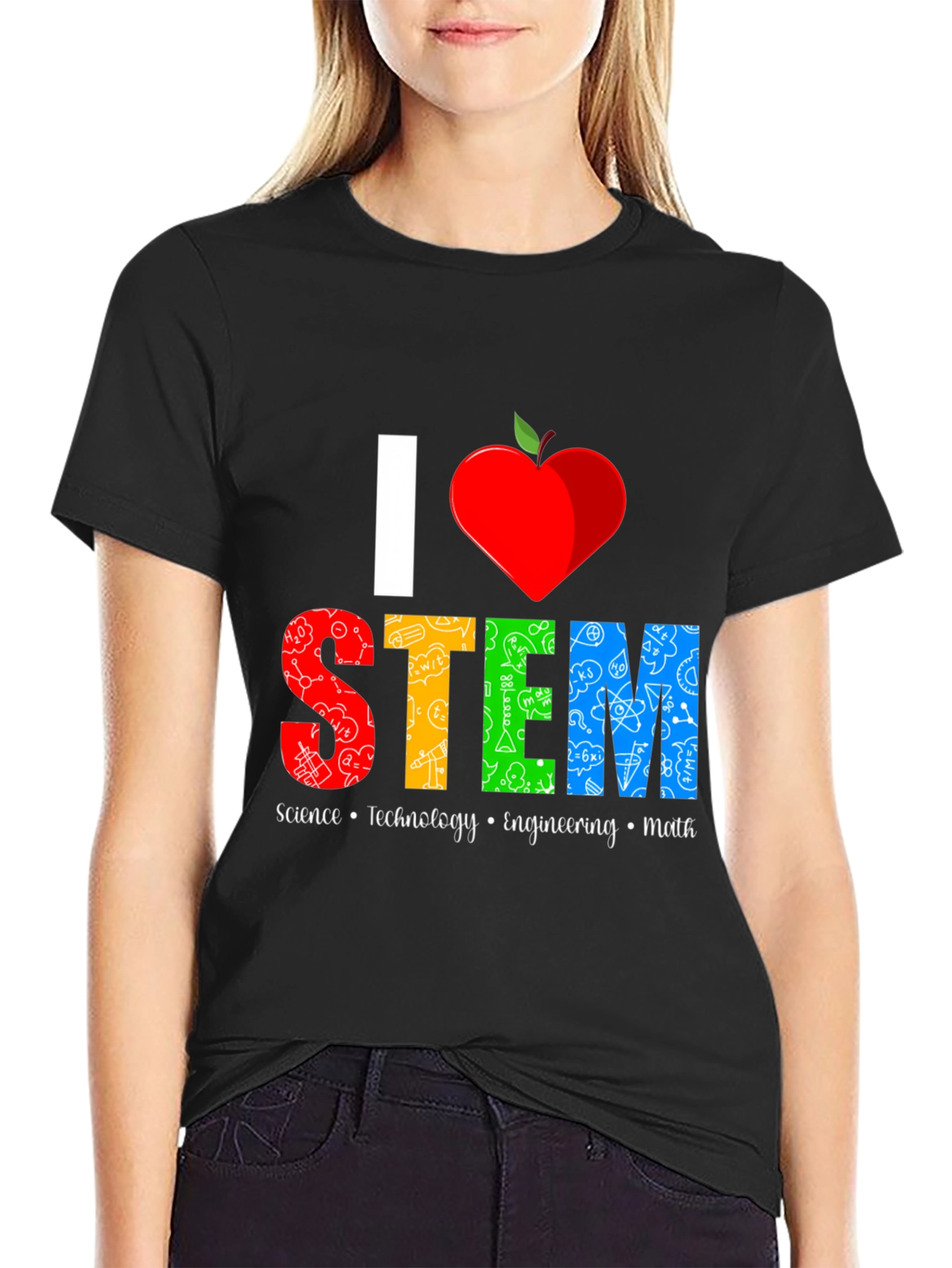 I Heart STEM T-Shirt Science Technology Engineering Math Tee