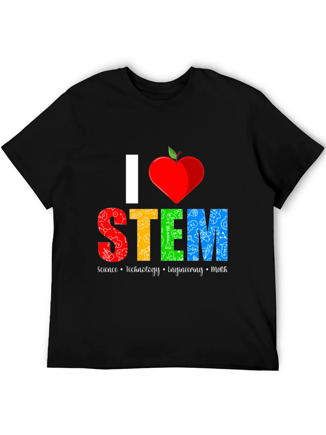 I Heart STEM T-Shirt Science Technology Engineering Math Tee