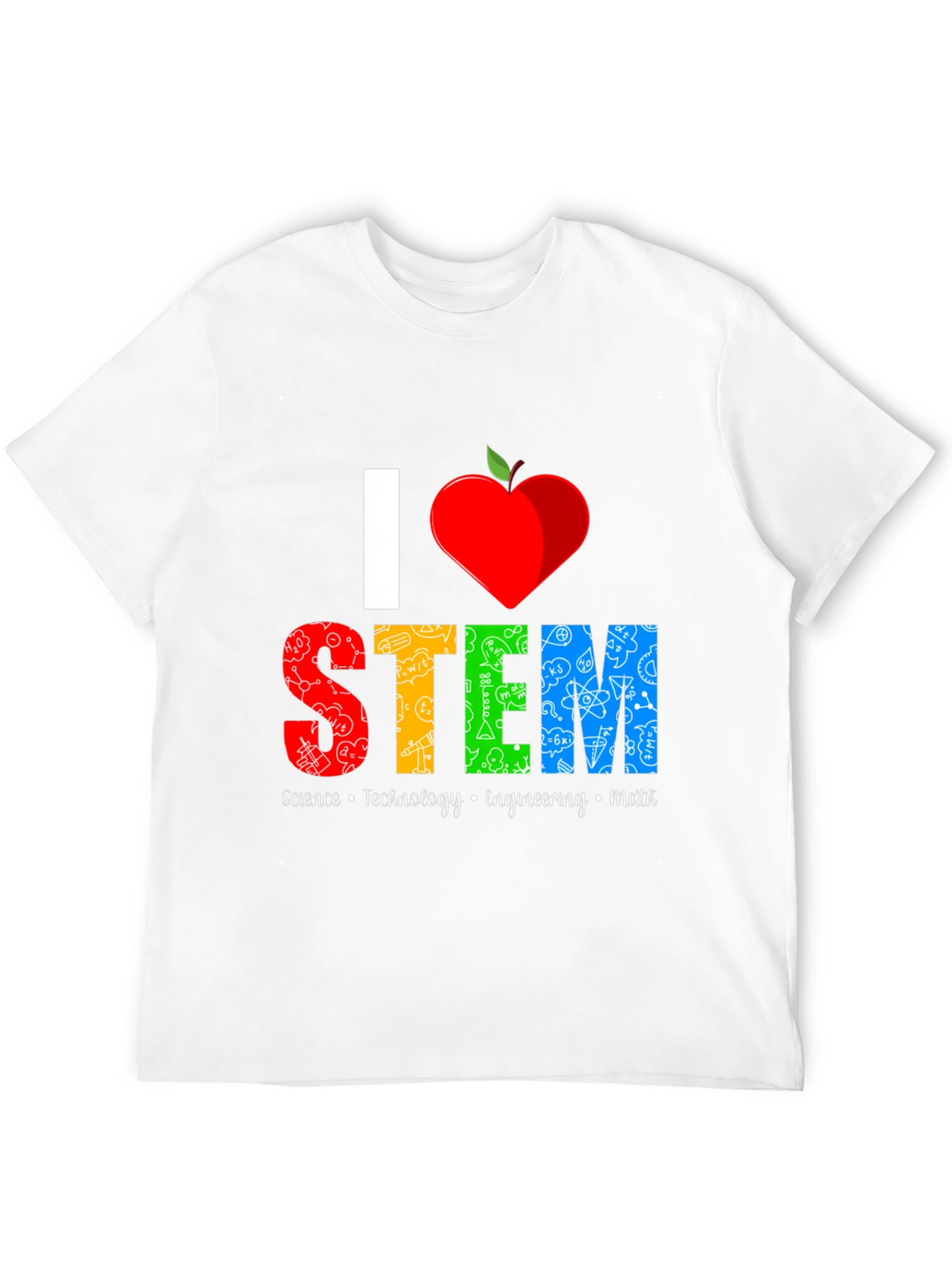 I Heart STEM T-Shirt Science Technology Engineering Math Tee