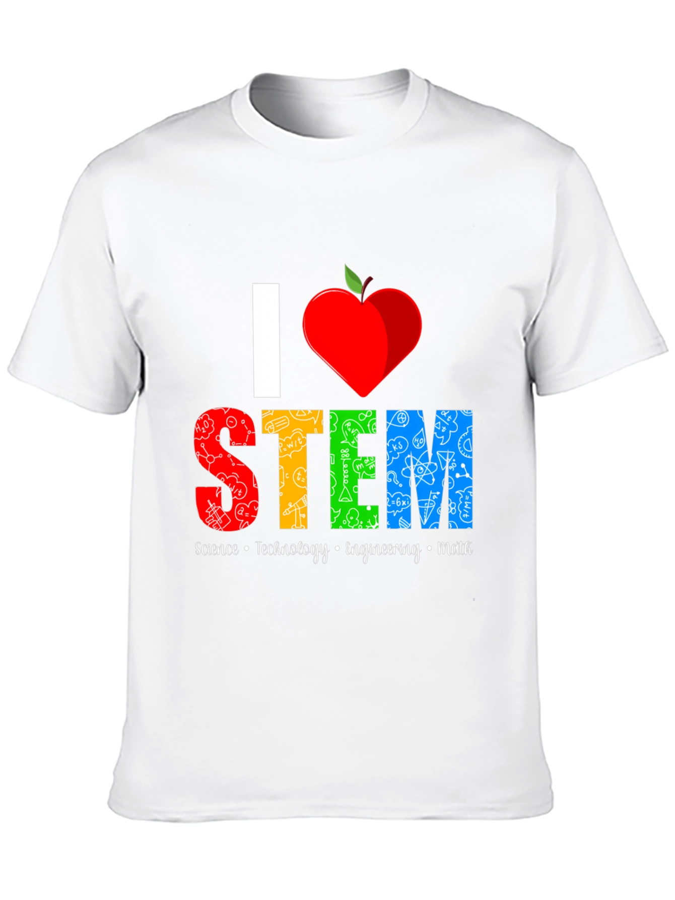I Heart STEM T-Shirt Science Technology Engineering Math Tee