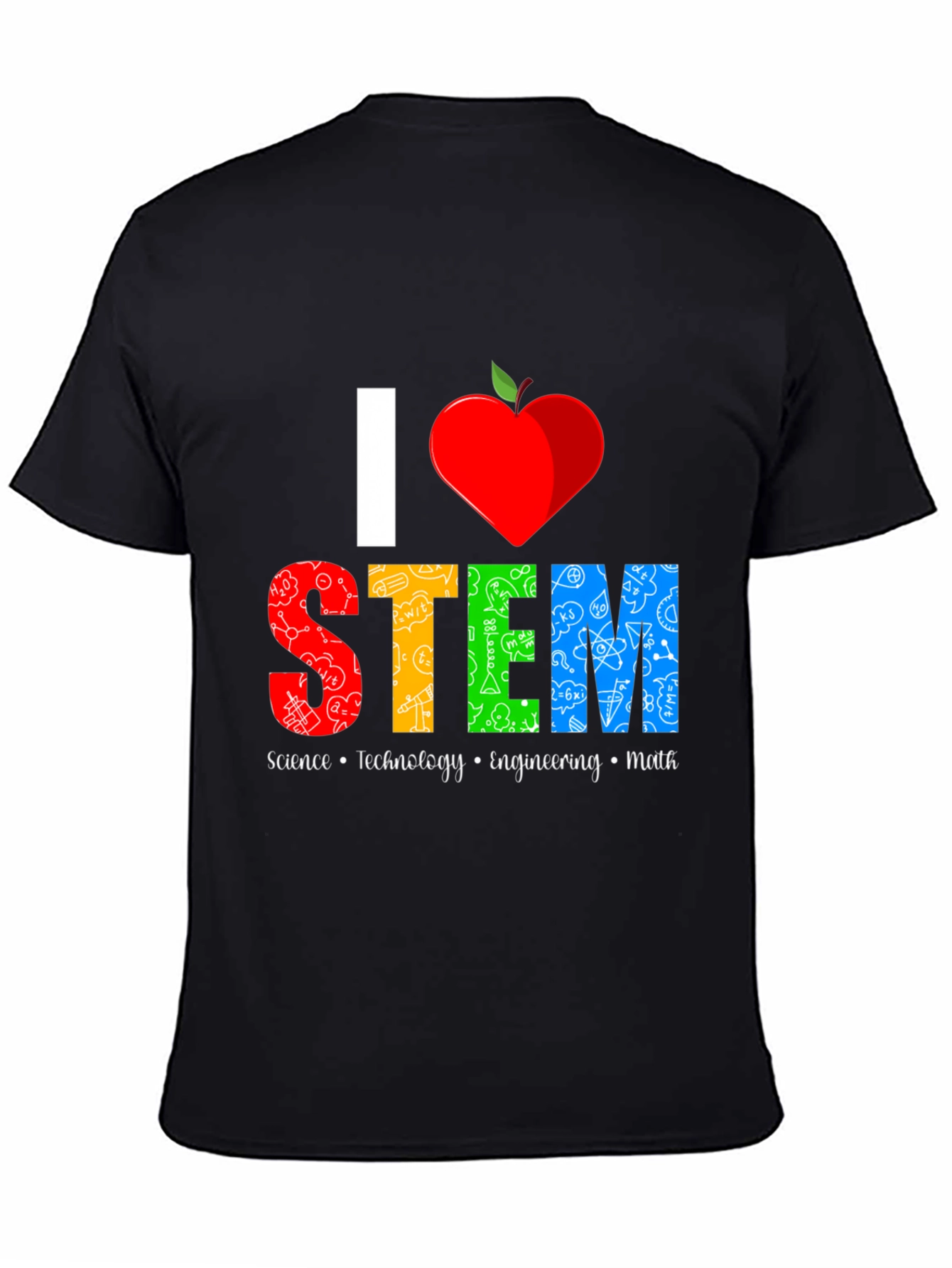 I Heart STEM T-Shirt Science Technology Engineering Math Tee