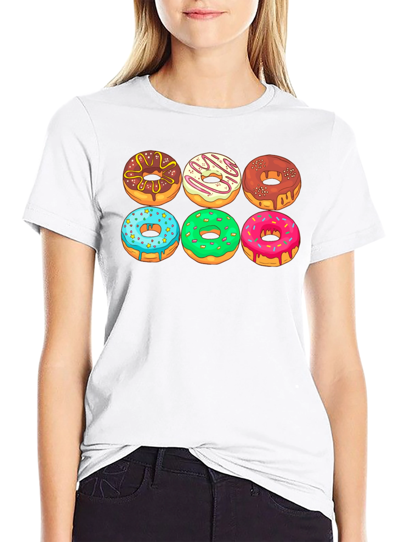 Donut Graphic Tee - Sweet Treat T-Shirt
