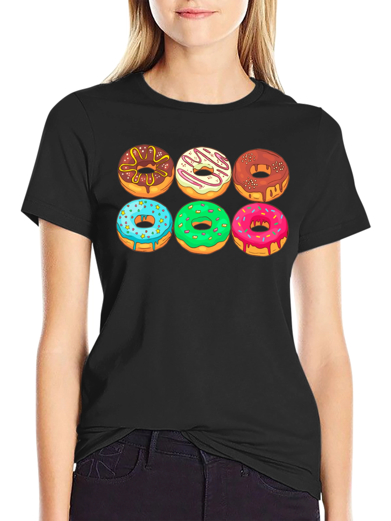 Donut Graphic Tee - Sweet Treat T-Shirt