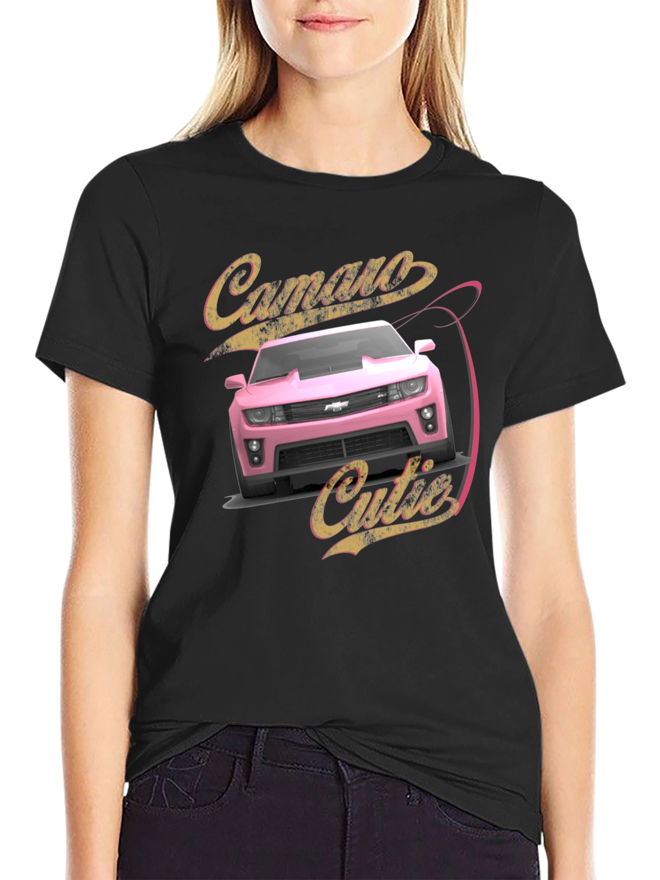 Camaro Cutie T-Shirt - Black Graphic Tee