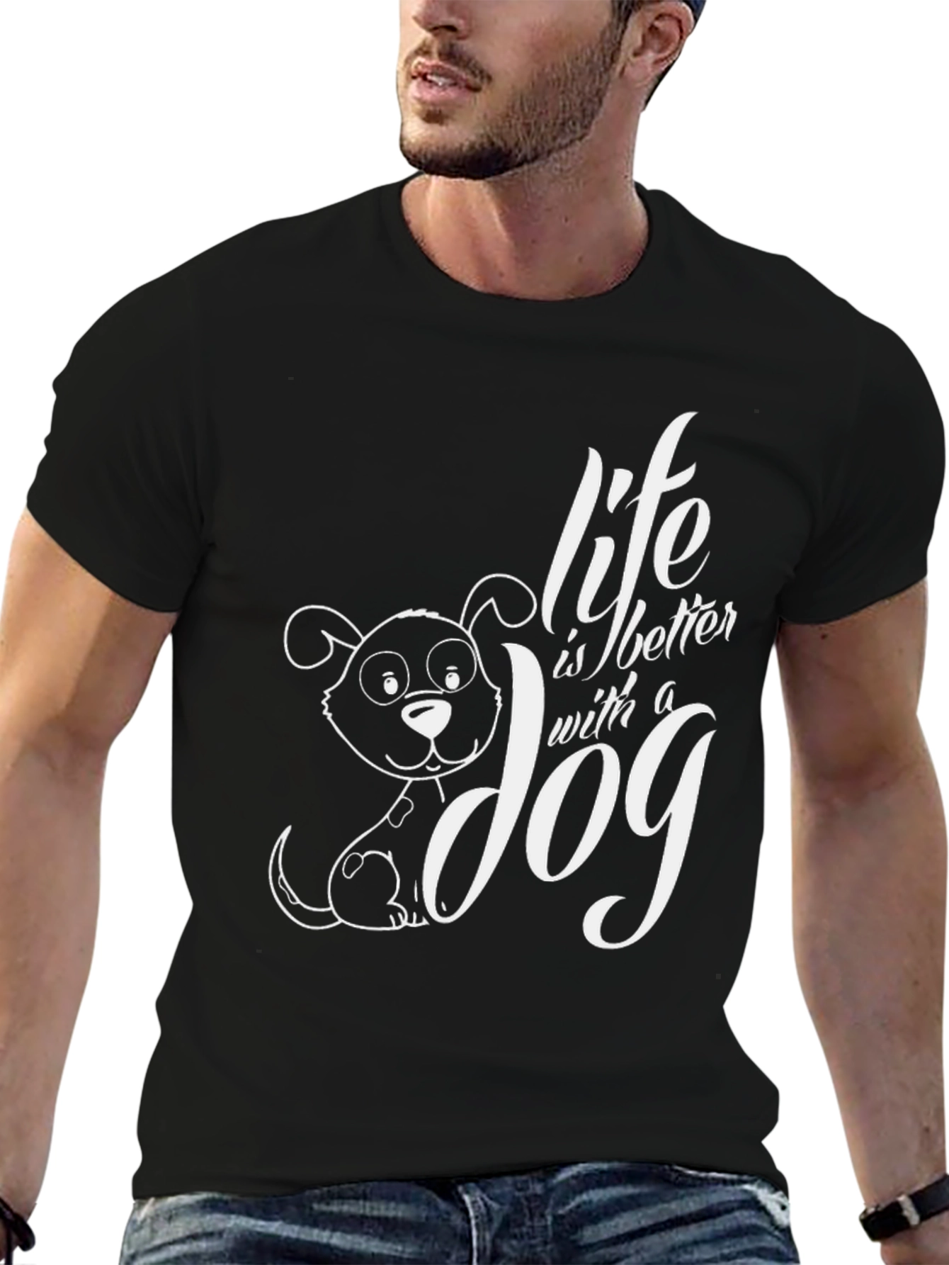 Life is Better with a Dog Graphic Tee