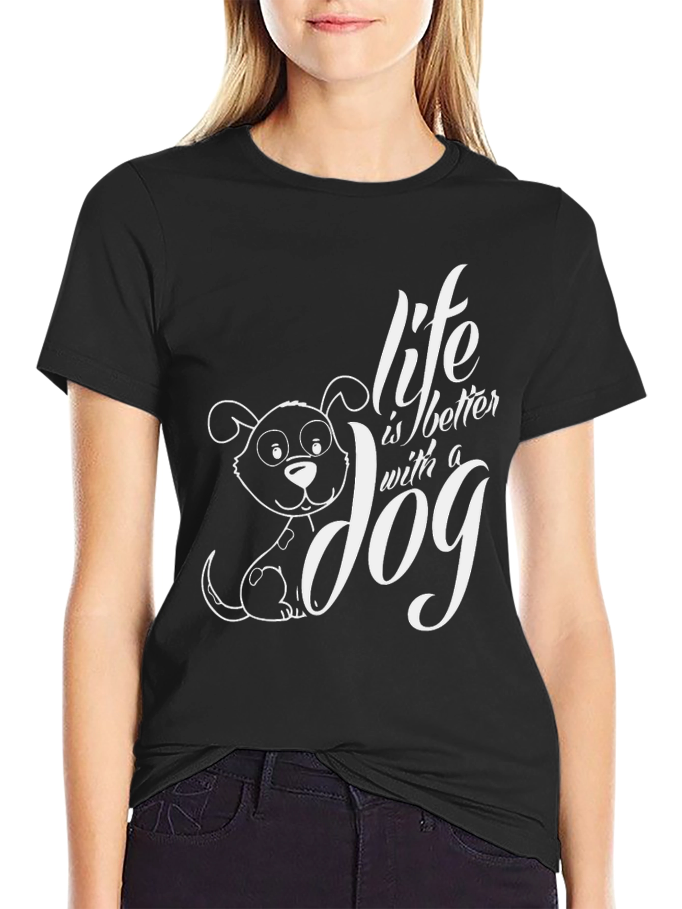 Life is Better with a Dog Graphic Tee
