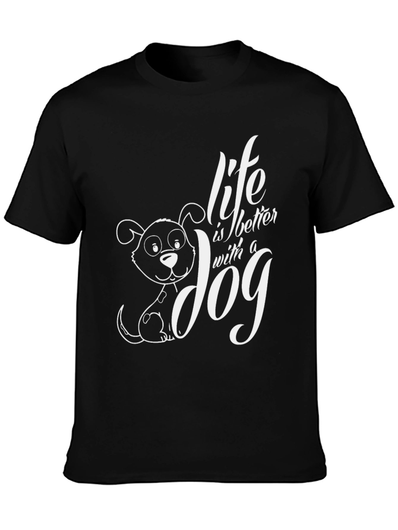 Life is Better with a Dog Graphic Tee