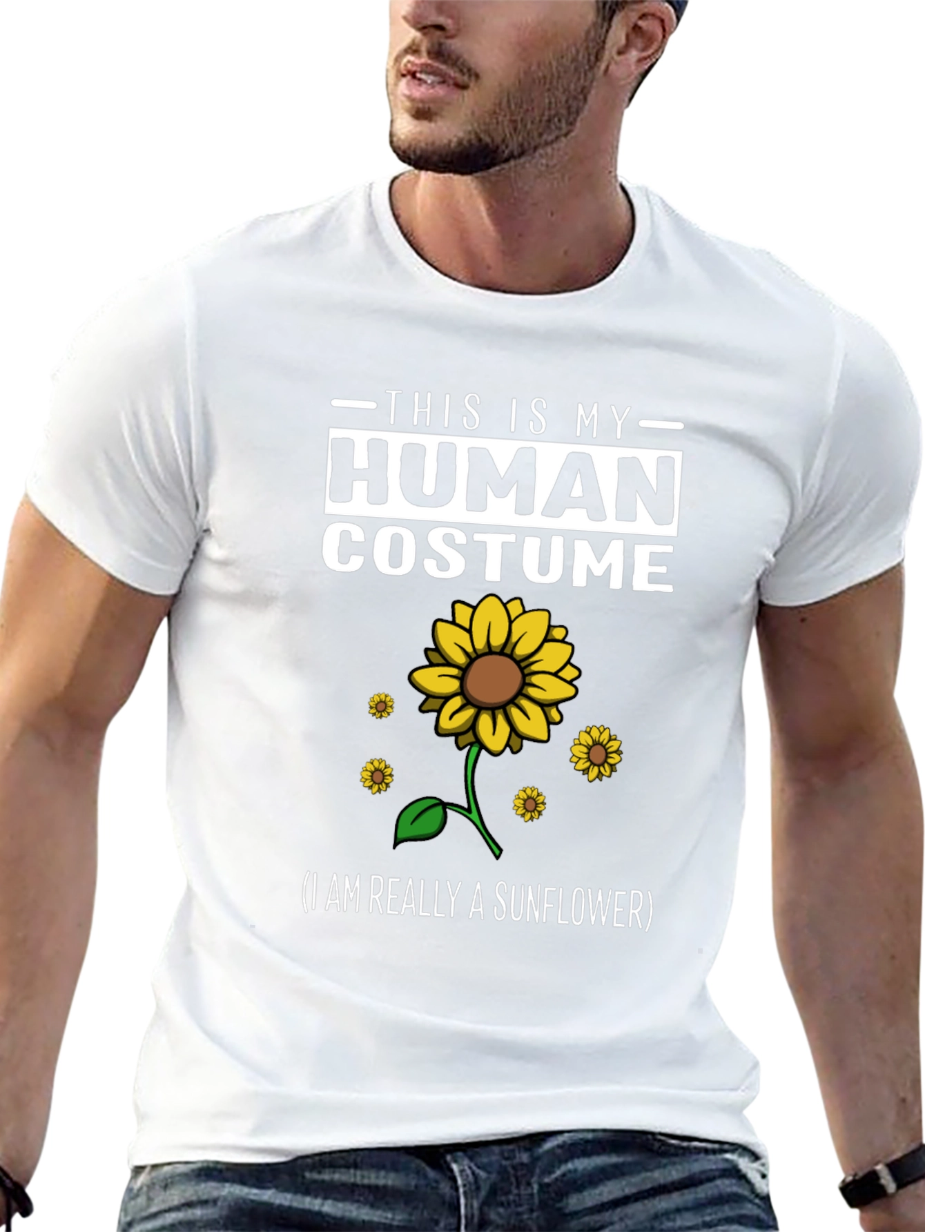 Human Costume Sunflower T-Shirt