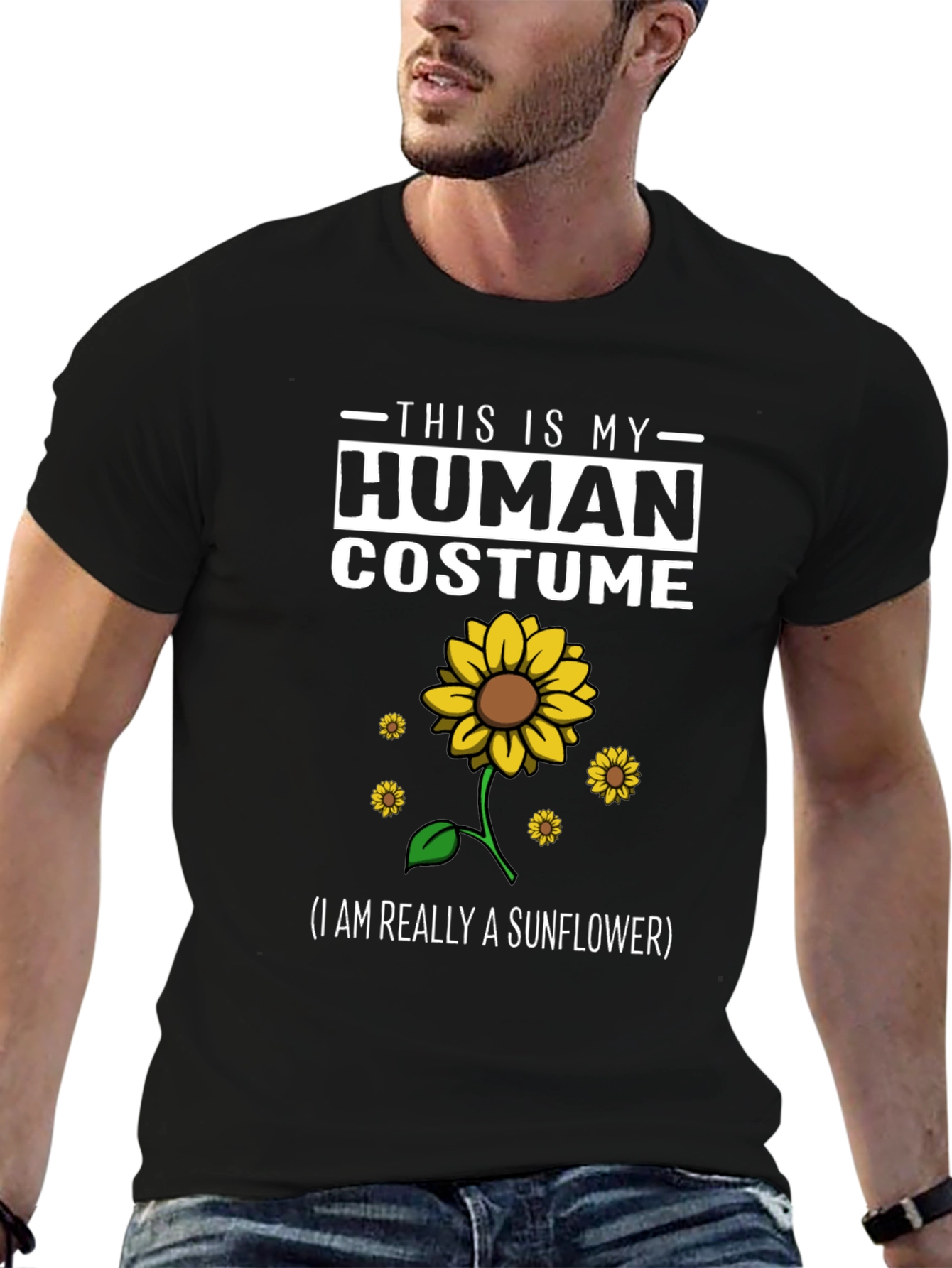Human Costume Sunflower T-Shirt