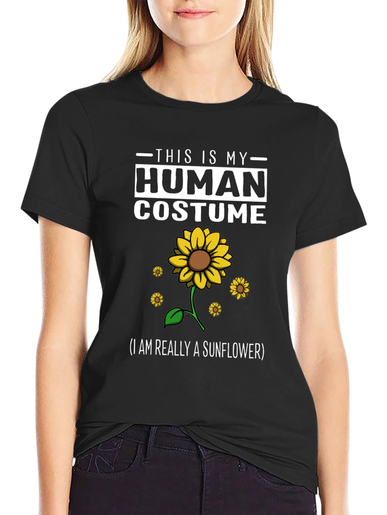 Human Costume Sunflower T-Shirt