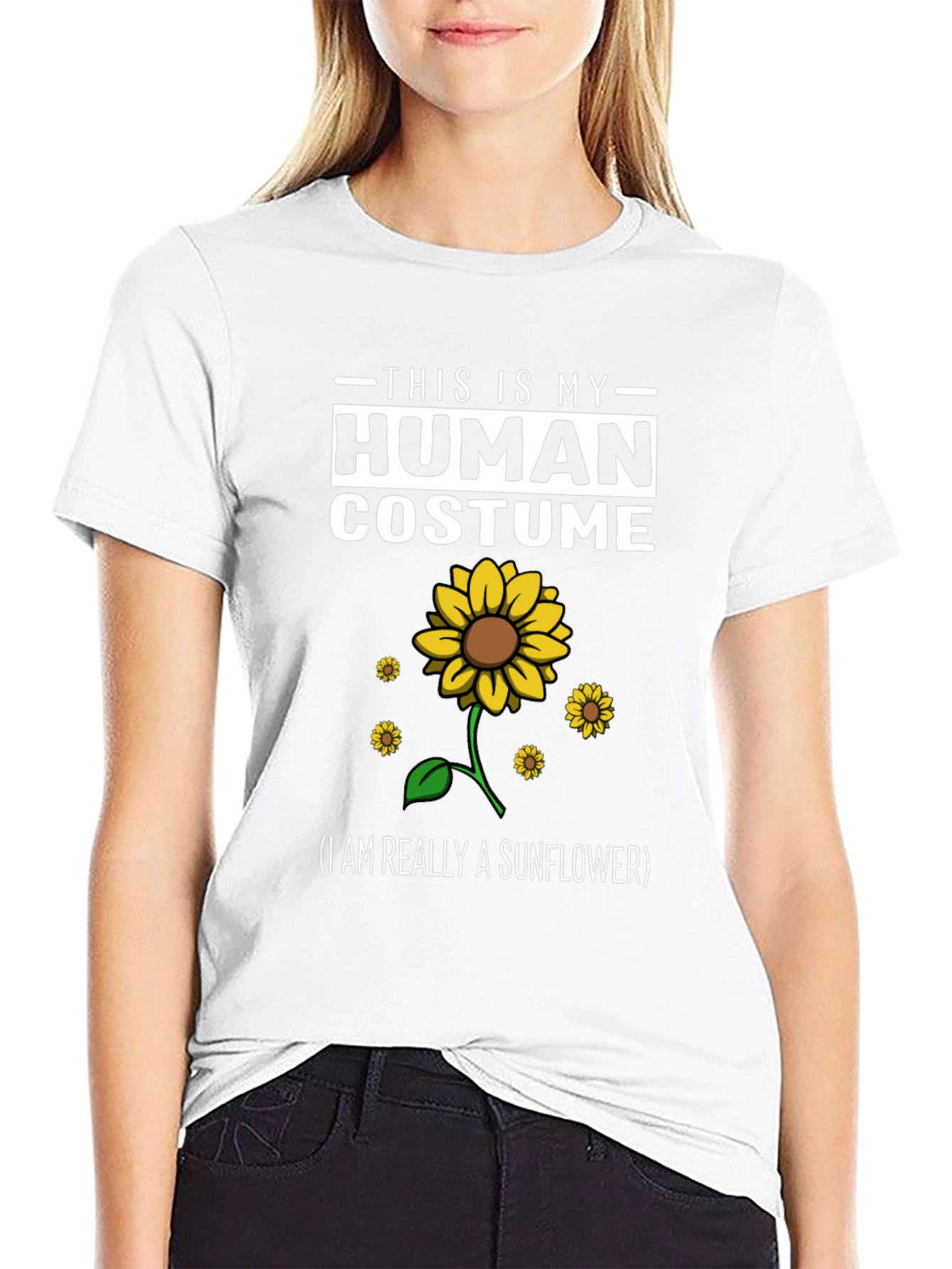 Human Costume Sunflower T-Shirt