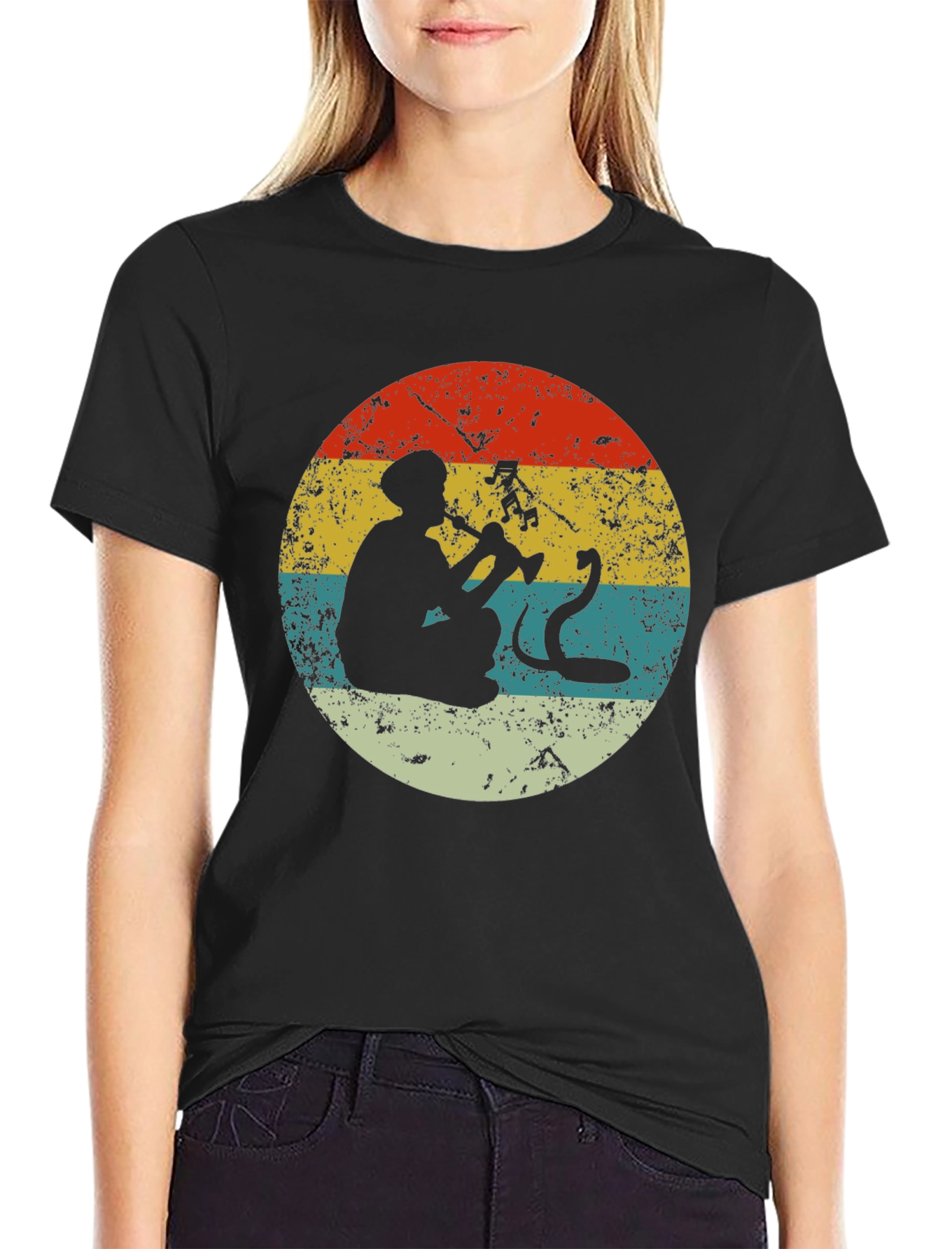 Retro Snake Charmer Graphic Tee