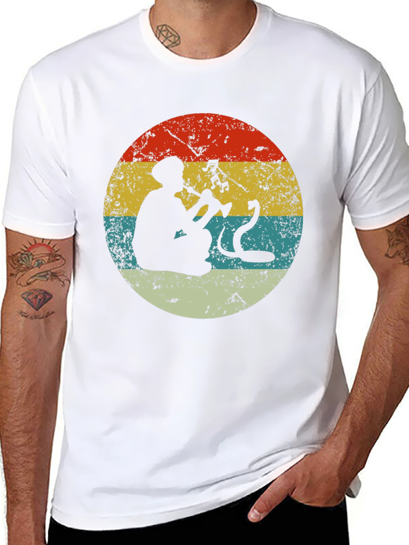 Retro Snake Charmer Graphic Tee