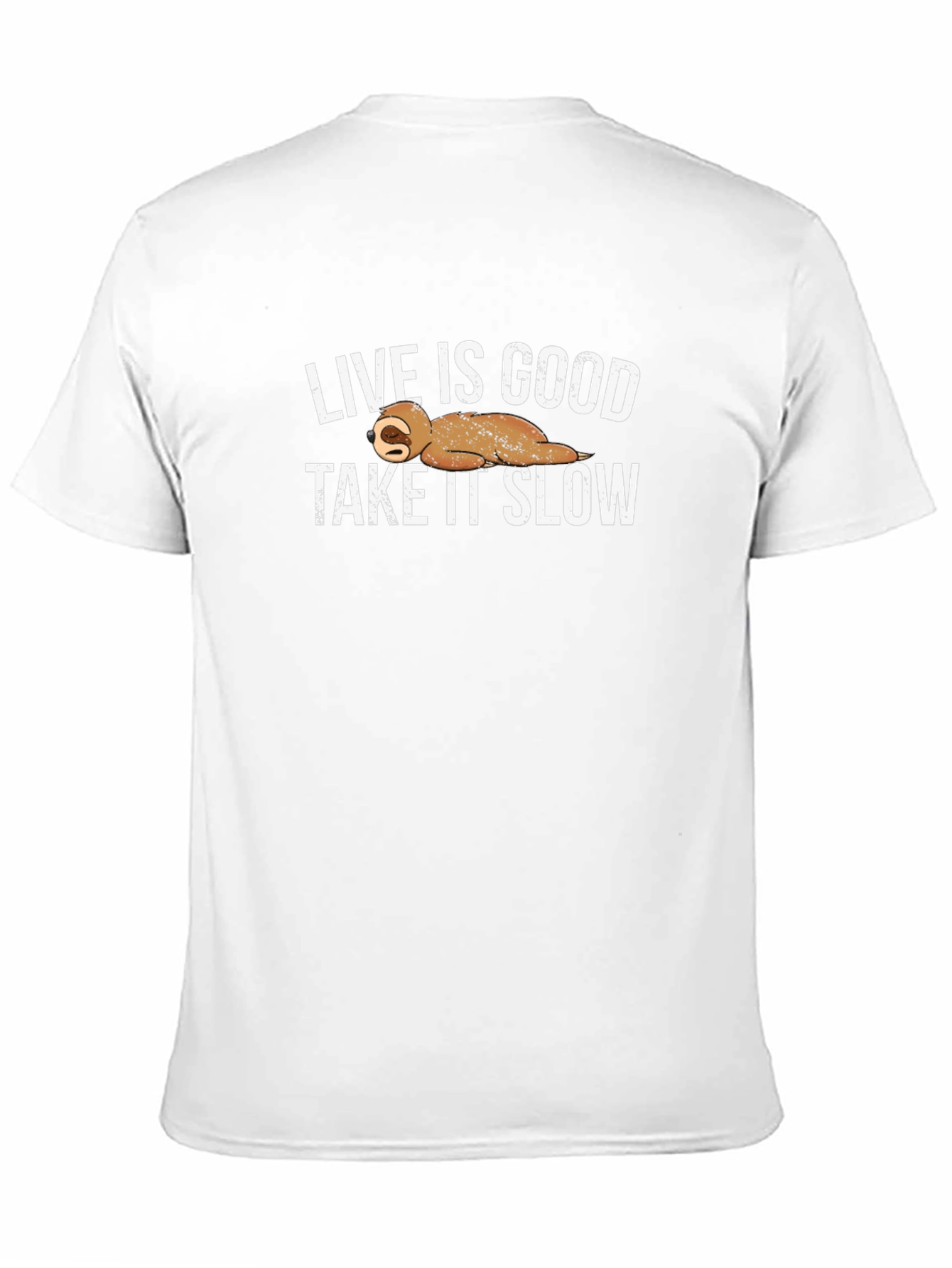 Live Is Good Take It Slow Sloth Graphic Tee
