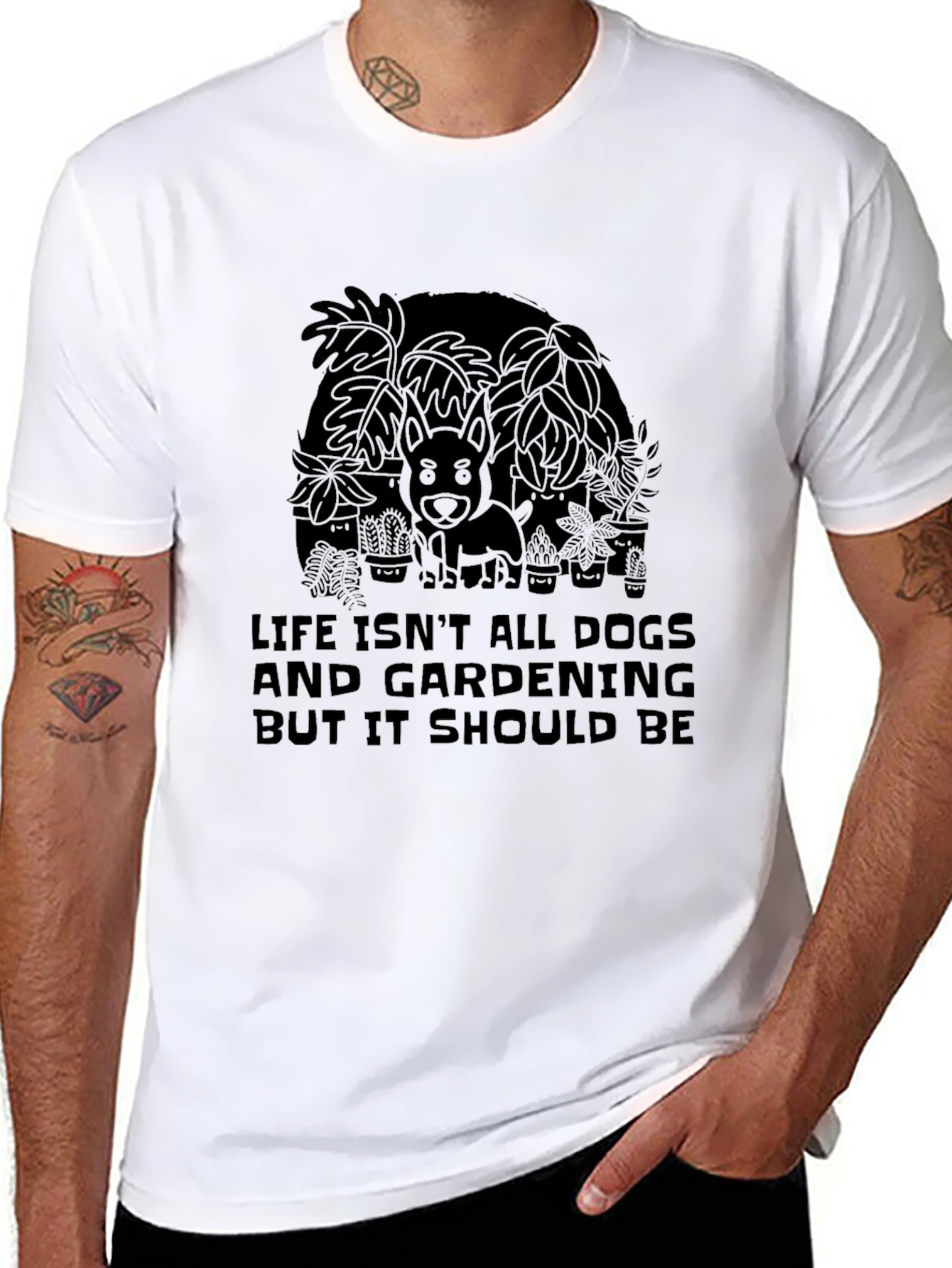 Dogs and Gardening T-Shirt