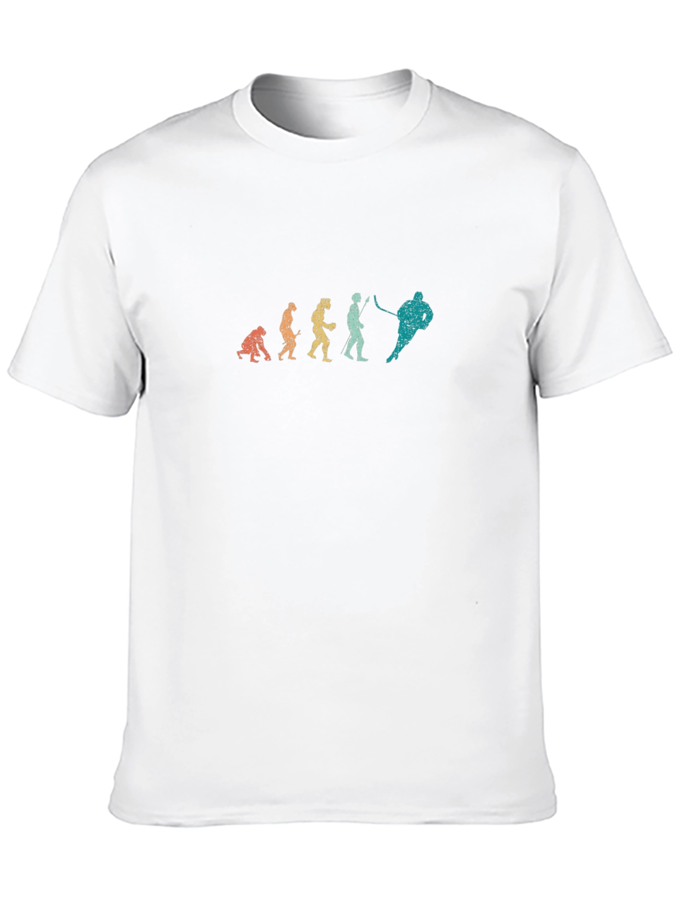 Evolution of Hockey Black T-Shirt