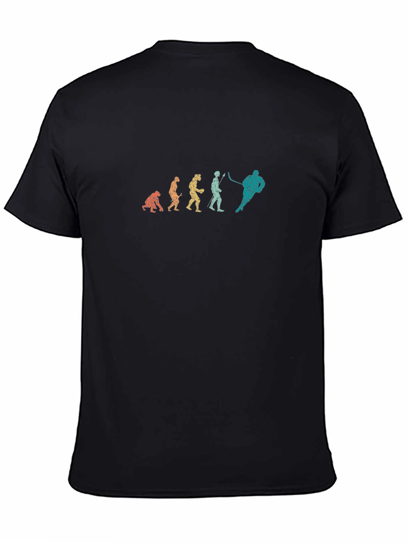 Evolution of Hockey Black T-Shirt