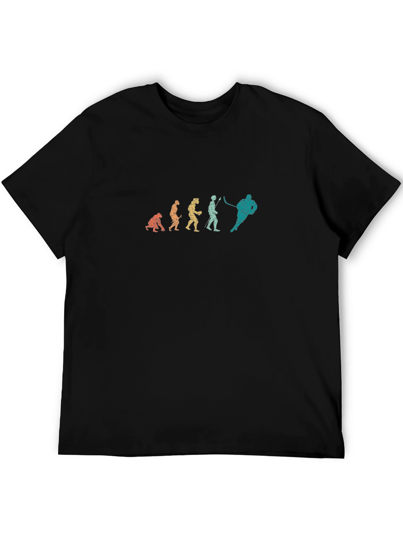 Evolution of Hockey Black T-Shirt