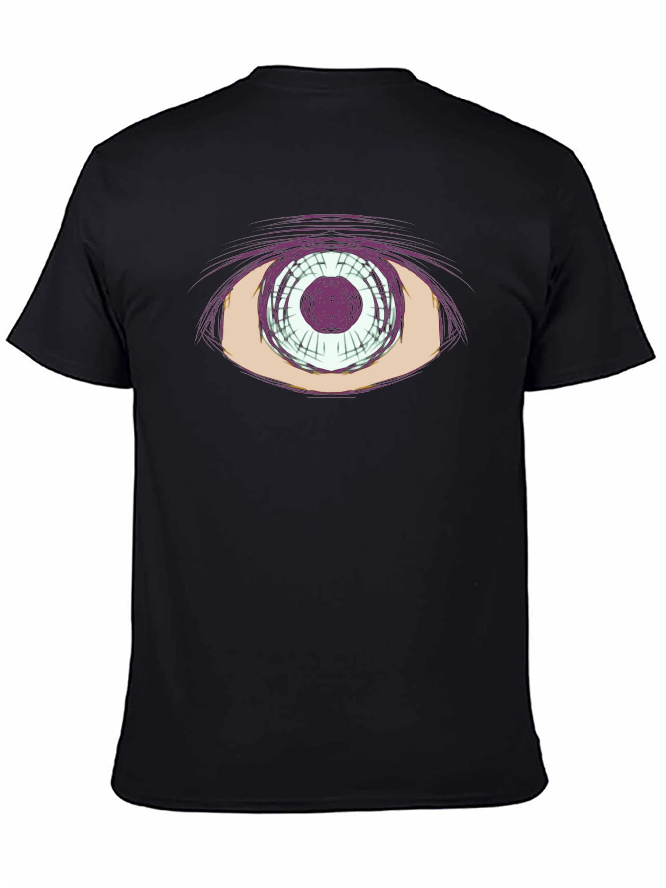 Abstract Eye Graphic Tee - Cool Casual Style