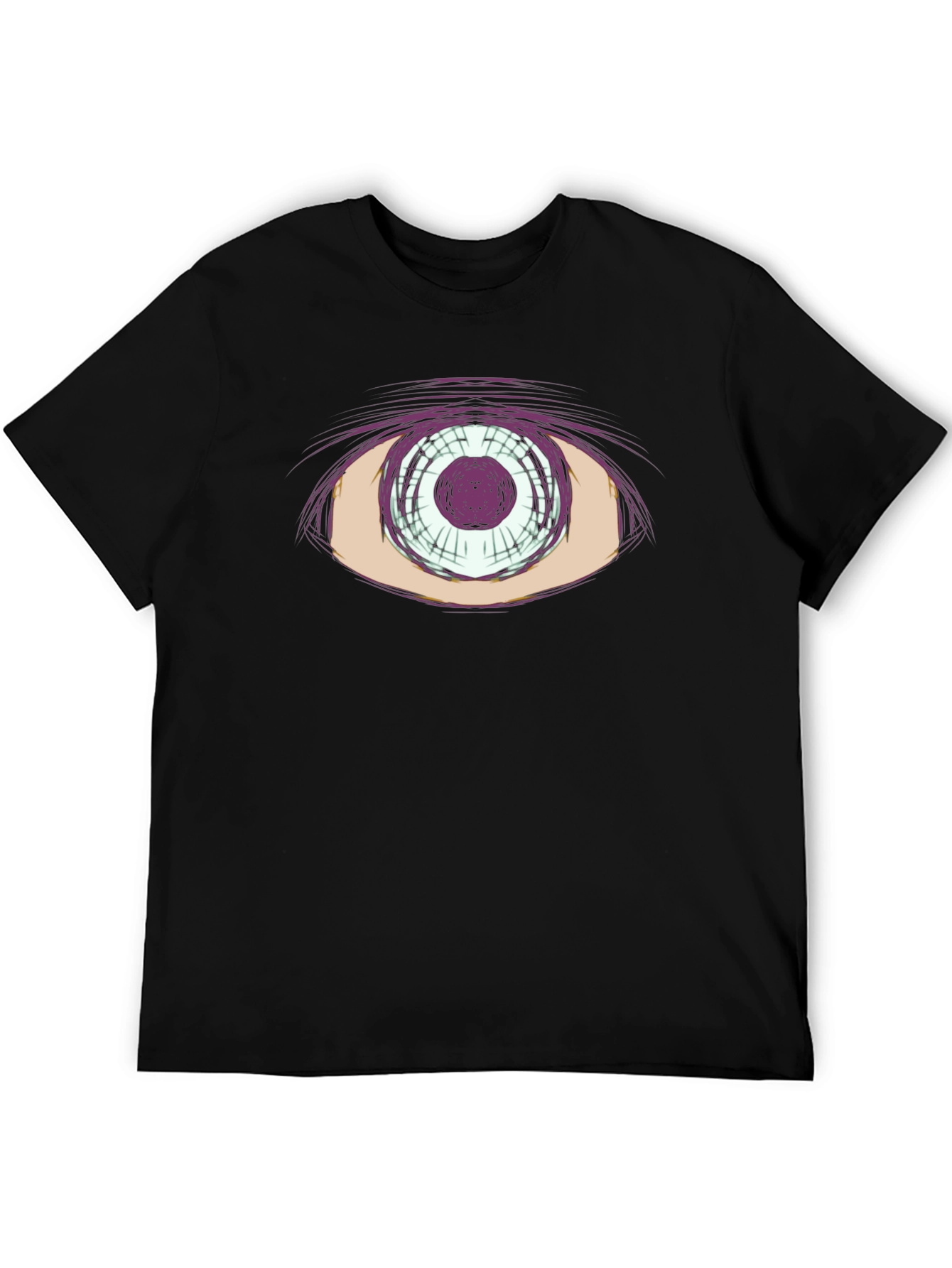 Abstract Eye Graphic Tee - Cool Casual Style