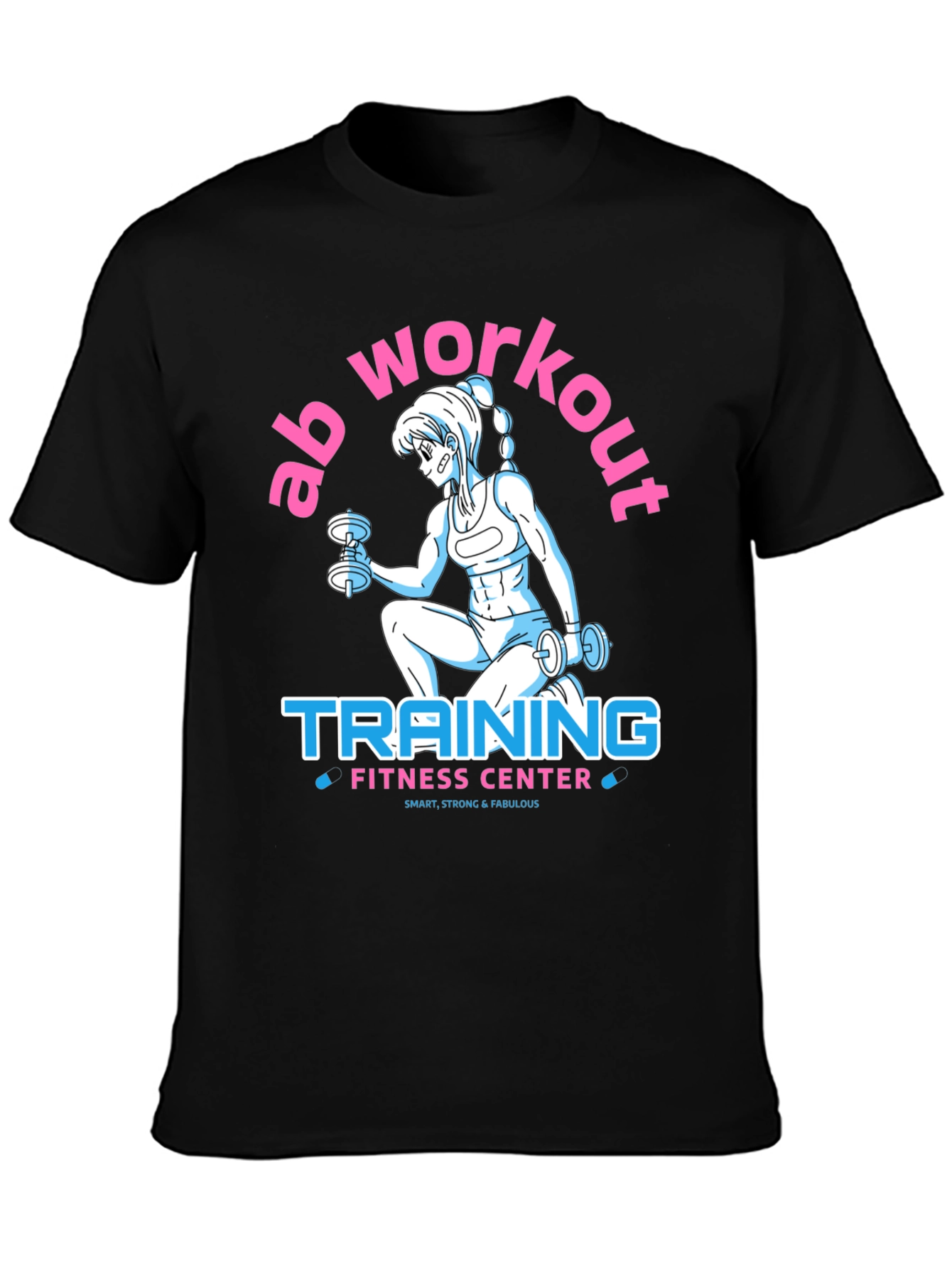 Ab Workout Training Fitness Center T-Shirt