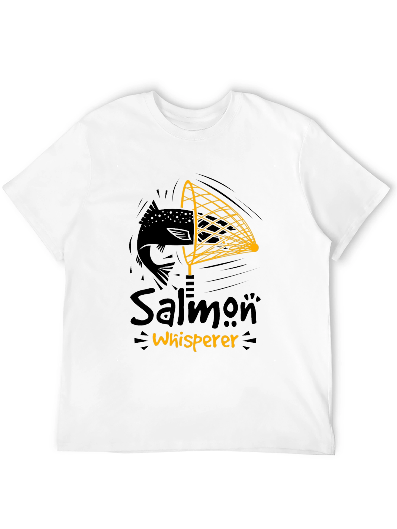 Salmon Whisperer Graphic Tee - Black
