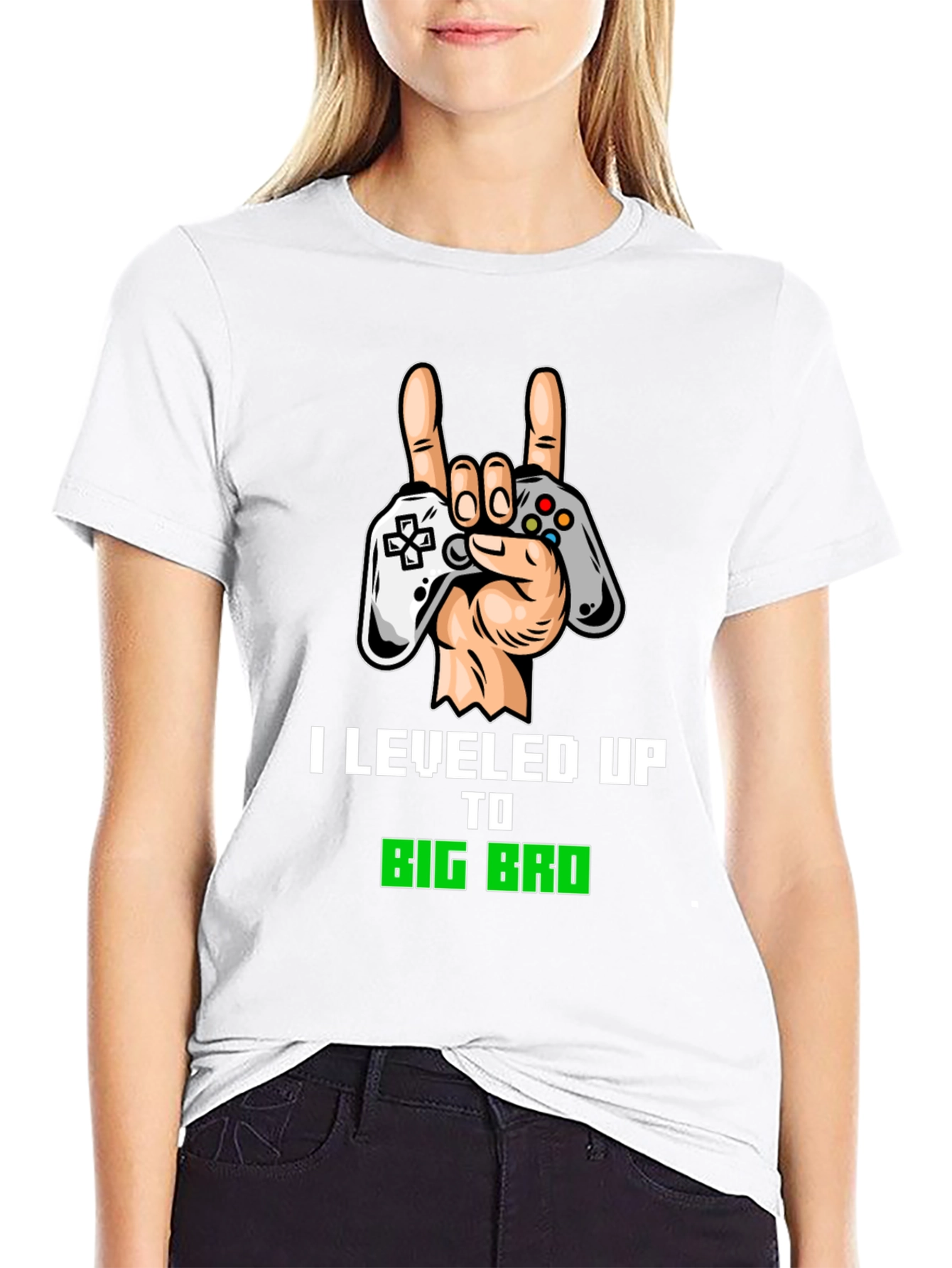 I Leveled Up To Big Bro Gamer T-Shirt