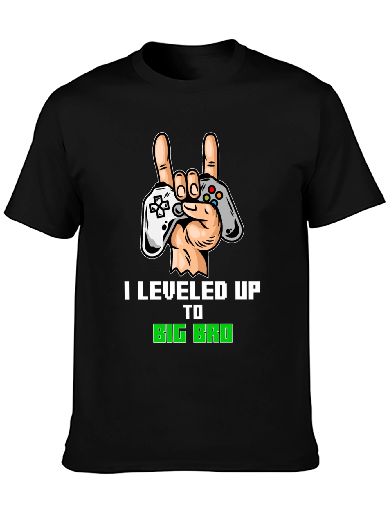 I Leveled Up To Big Bro Gamer T-Shirt