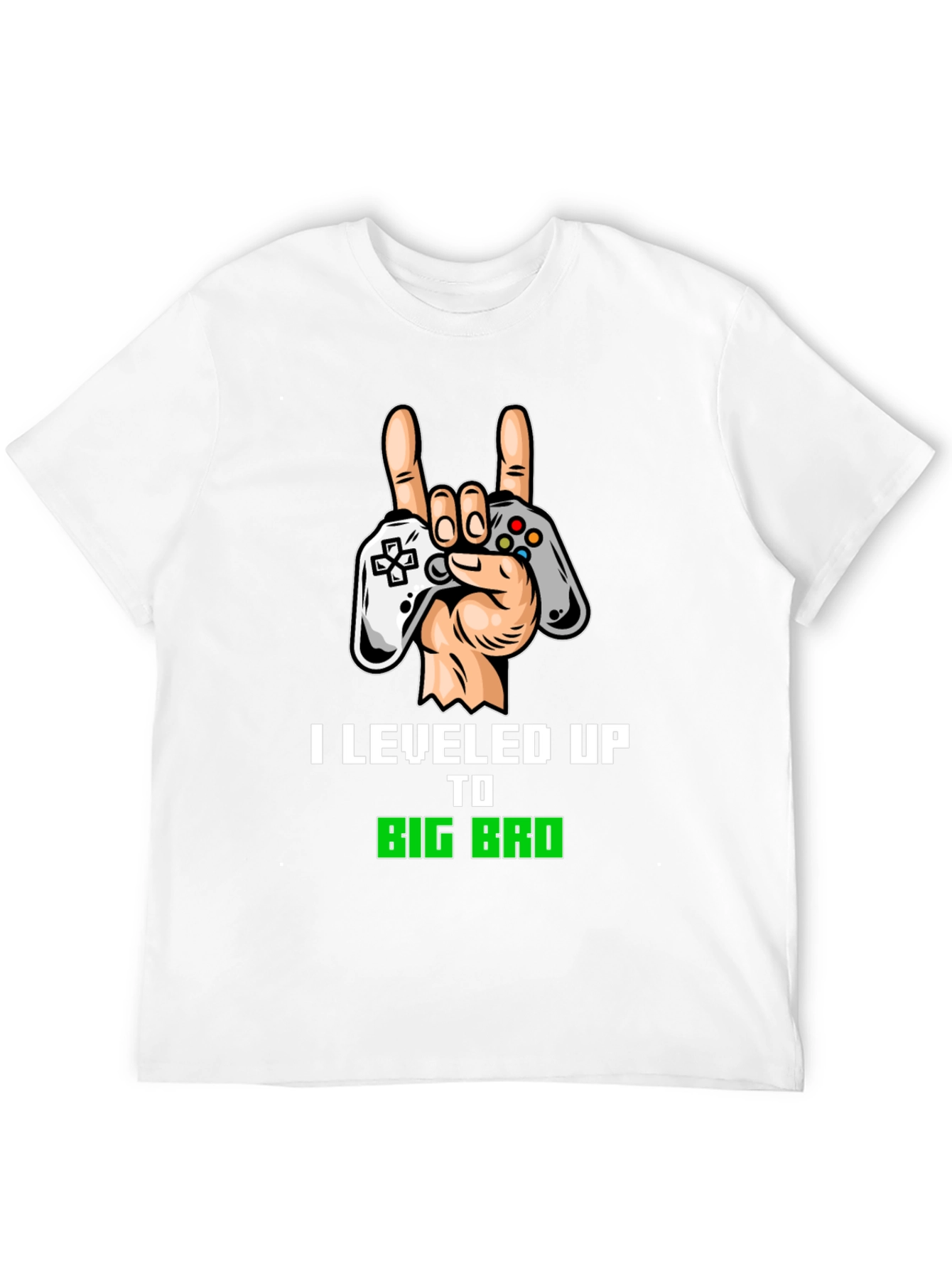 I Leveled Up To Big Bro Gamer T-Shirt
