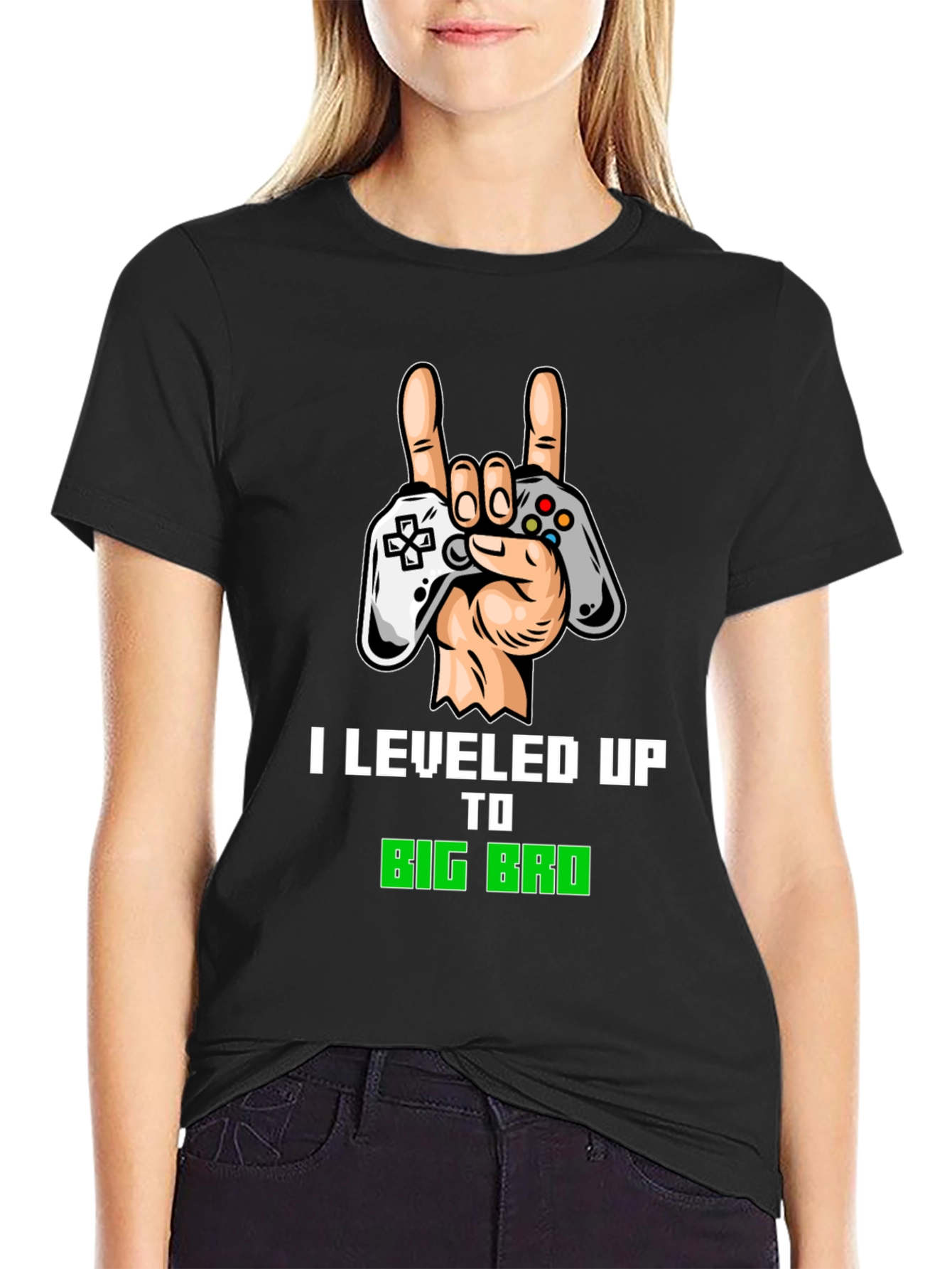 I Leveled Up To Big Bro Gamer T-Shirt