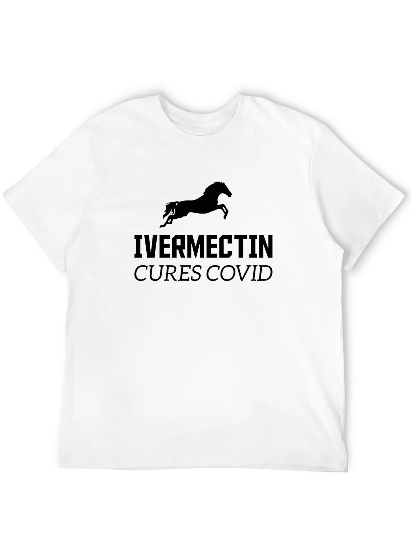 Ivermectin Cures Covid Black T-Shirt