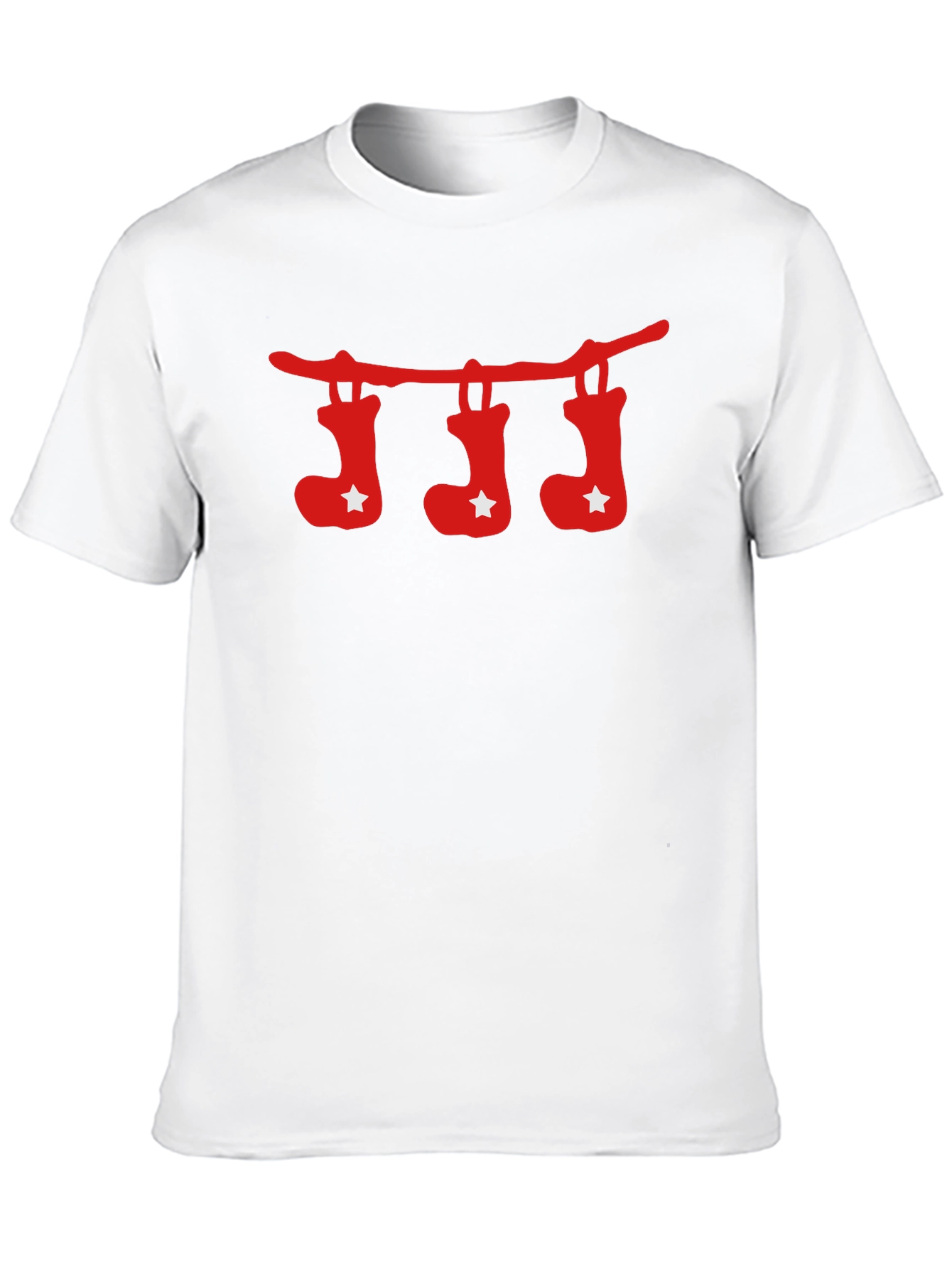 Holiday Christmas Stockings Graphic T-Shirt
