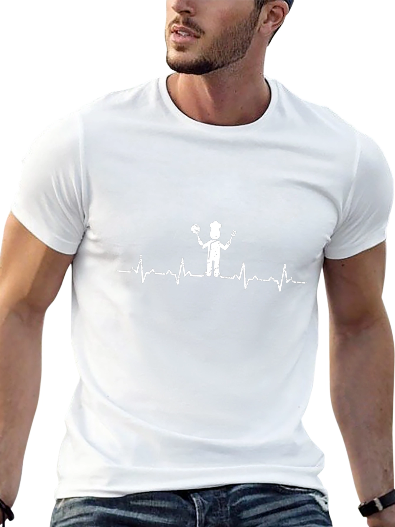 Chef Heartbeat T-Shirt - Culinary Passion