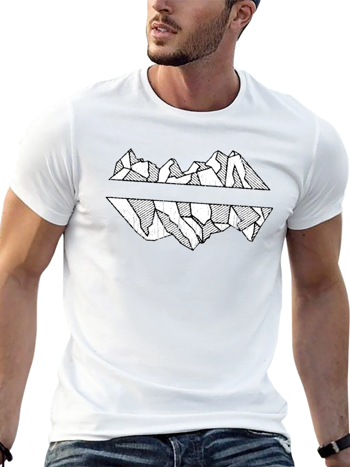 Black Mountain Reflection Graphic Tee
