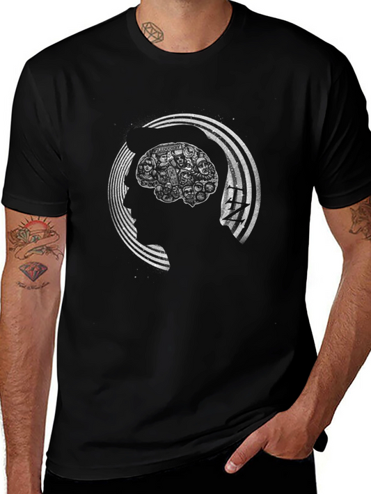 Graphic Brain Tee - Unique Design T-Shirt