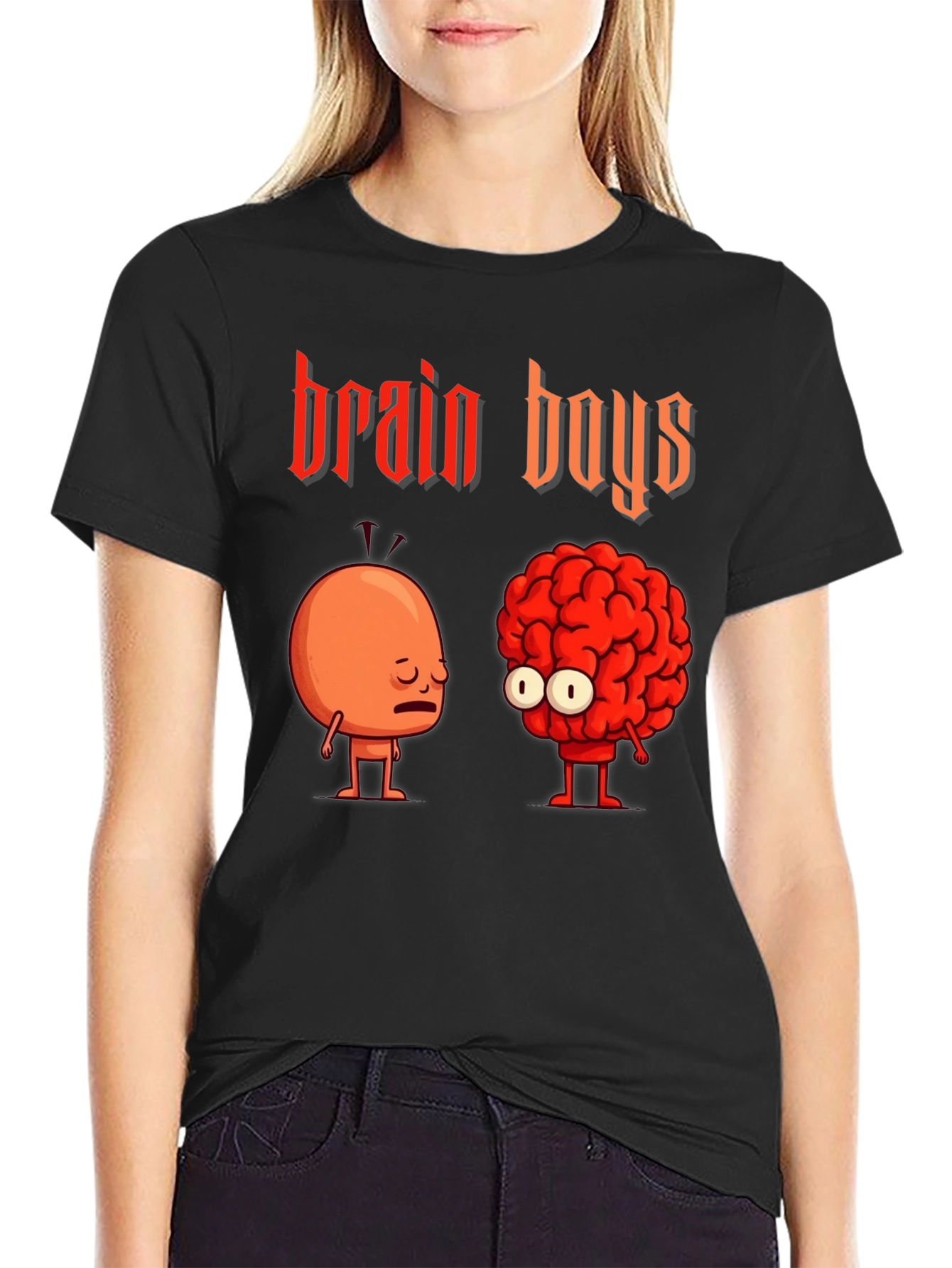 Brain Boys Graphic T-Shirt - Quirky Brain Tee