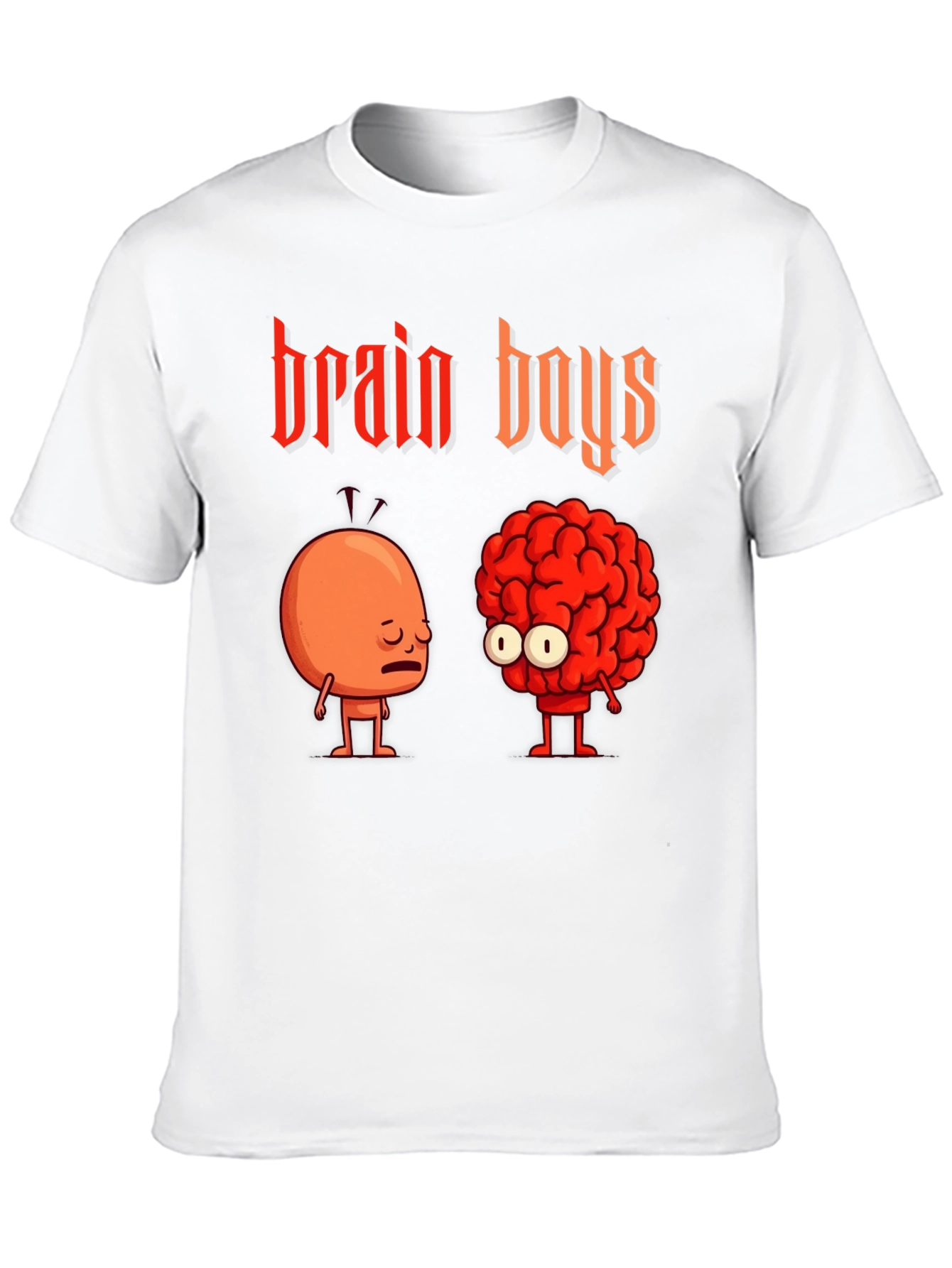 Brain Boys Graphic T-Shirt - Quirky Brain Tee